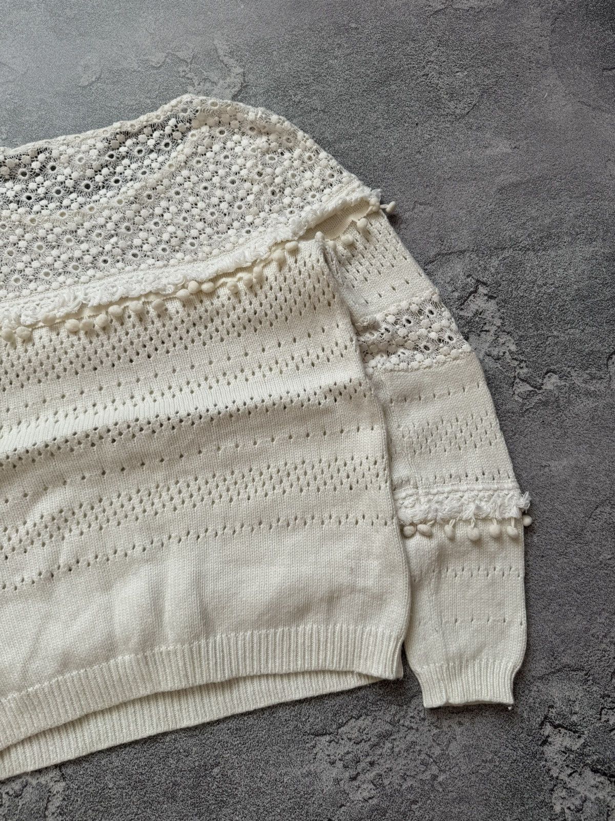 Designer × Sezane Sezane S Wmns sweater knitwear jumper pullover long sleeve Size S / US 4 / IT 40 - 12 Thumbnail