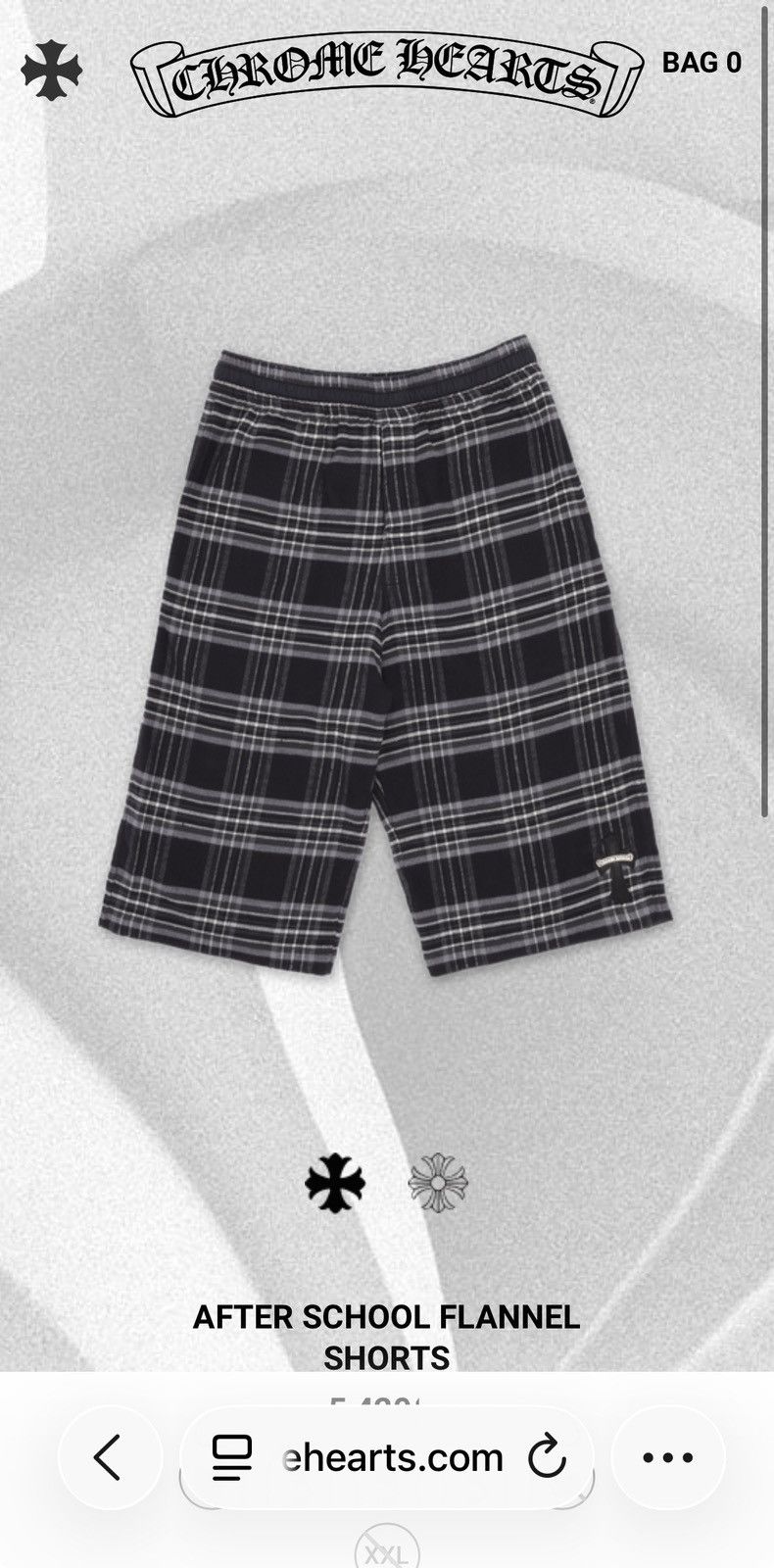 Chrome Hearts Chrome Hearts After School Flannel Shorts XL 🚫READ DESCRIPT🚫 Size US 38 / EU 54 - 10 Thumbnail