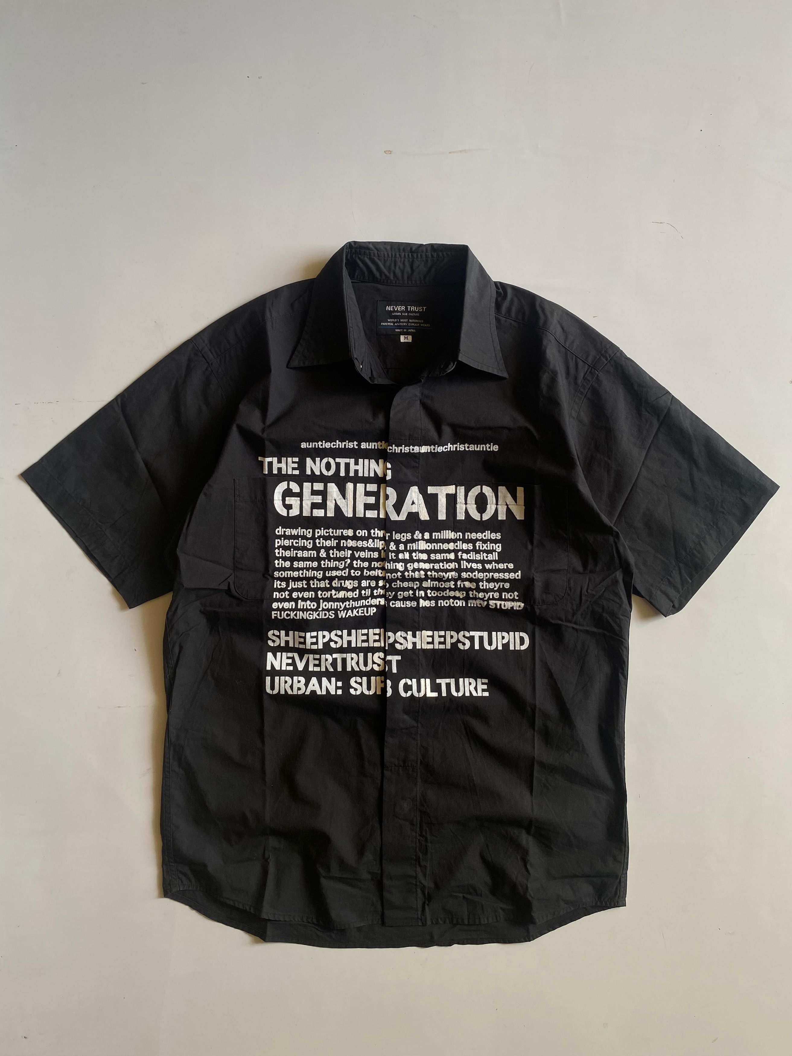Japanese Brand LAST DROP 💥 Japanese Poem Shirt Size US M / EU 48-50 / 2 - 1 Thumbnail