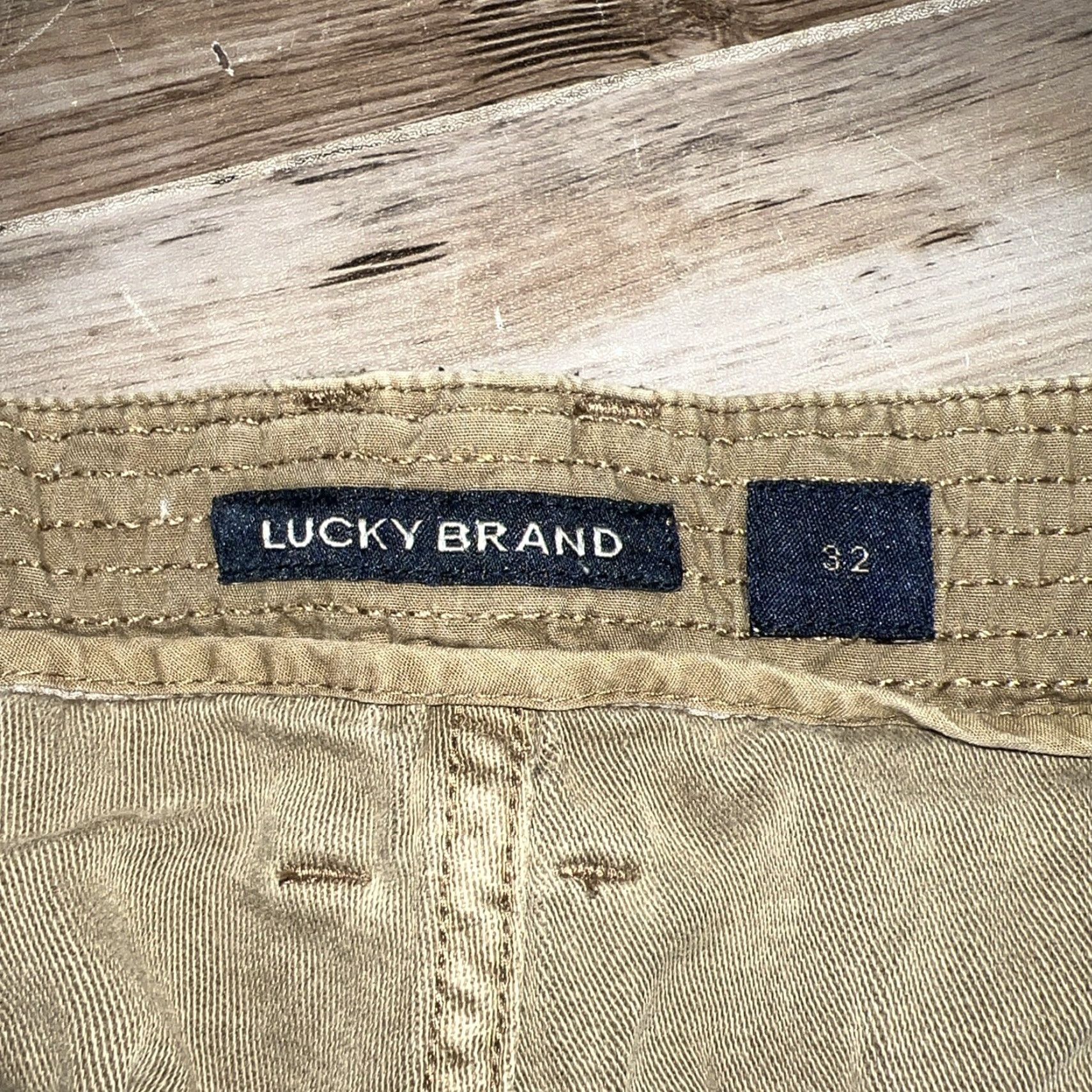 Lucky Brand Lucky Brand Beige Pants Mens Size 32x29 Chino Regular 29 Inseam Mens Beige Pants Size US 32 / EU 48 - 5 Thumbnail