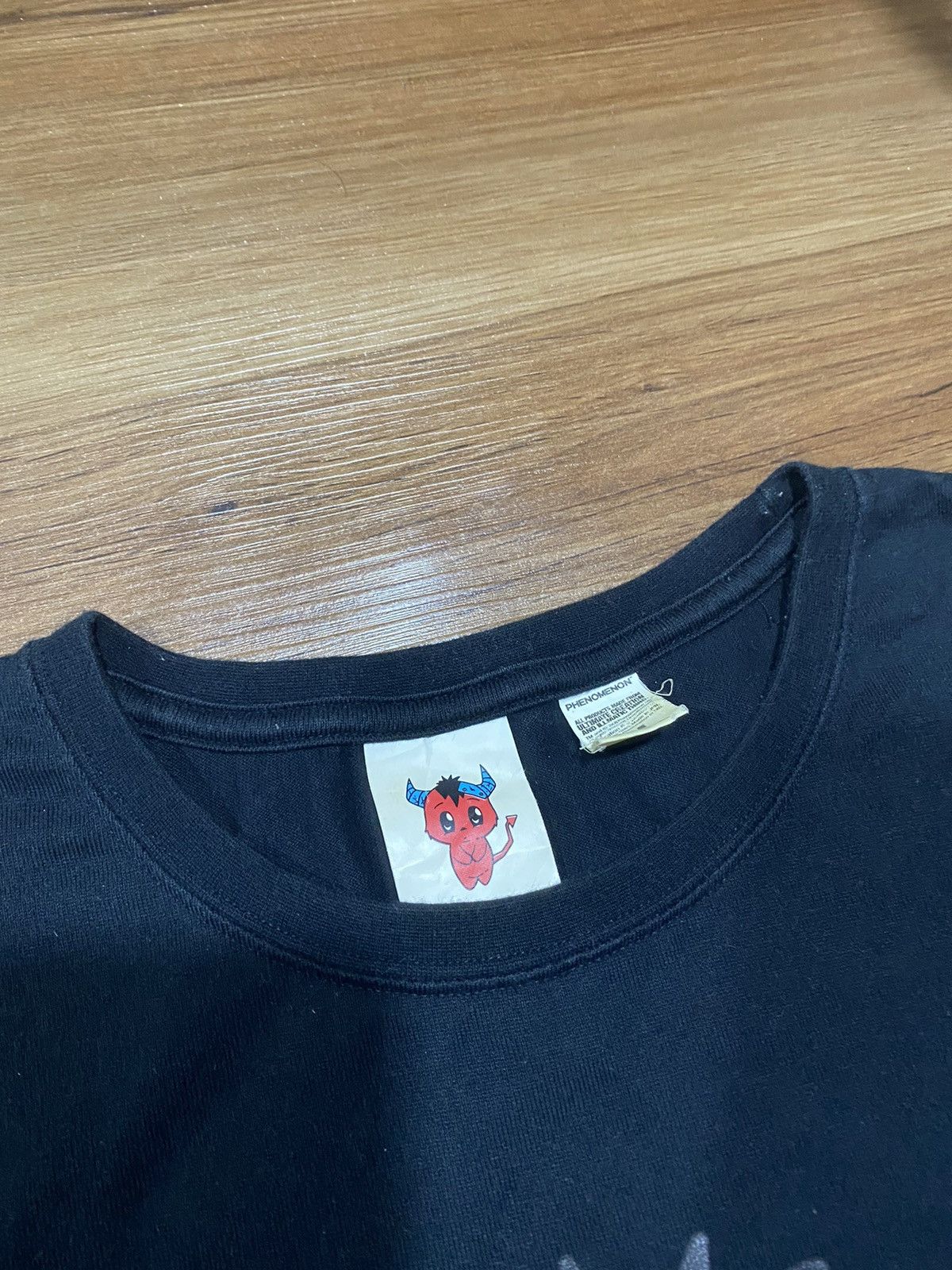 PHENOMENON × Vintage Offer‼️Vintage Phenomenon Devil Japanese Black Tee Size US M / EU 48-50 / 2 - 3 Thumbnail