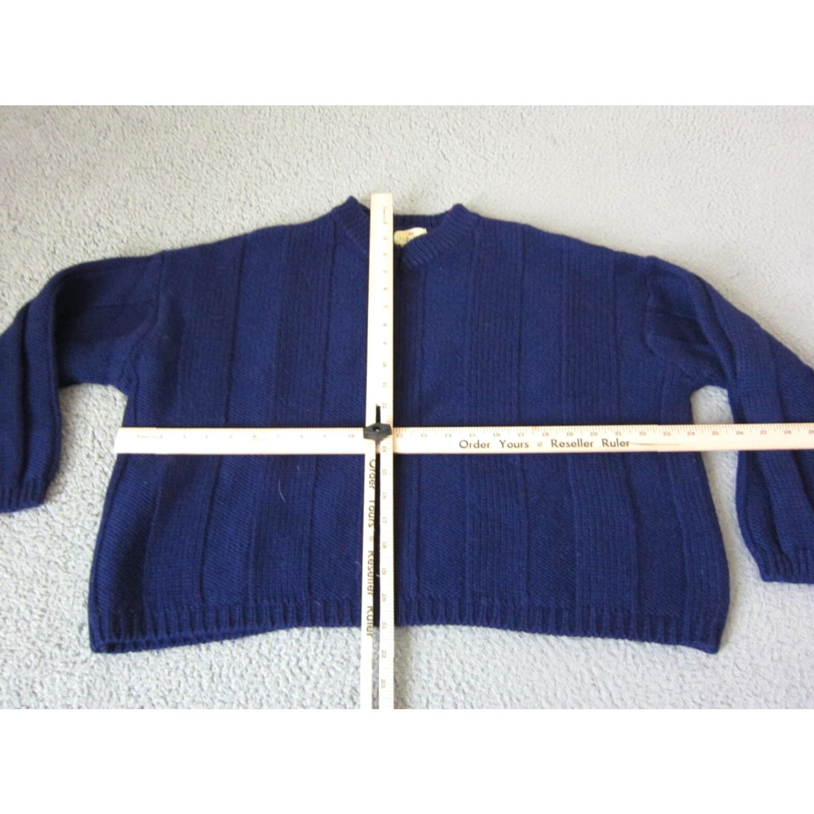 Vintage VINTAGE The Limited Sweater Womens Medium Purple 100% Wool Chunky Knit Cropped Fit 90s Pullover Sleeveless V-Neck Relaxed Casual Mens? Size M / US 6-8 / IT 42-44 - 5 Thumbnail