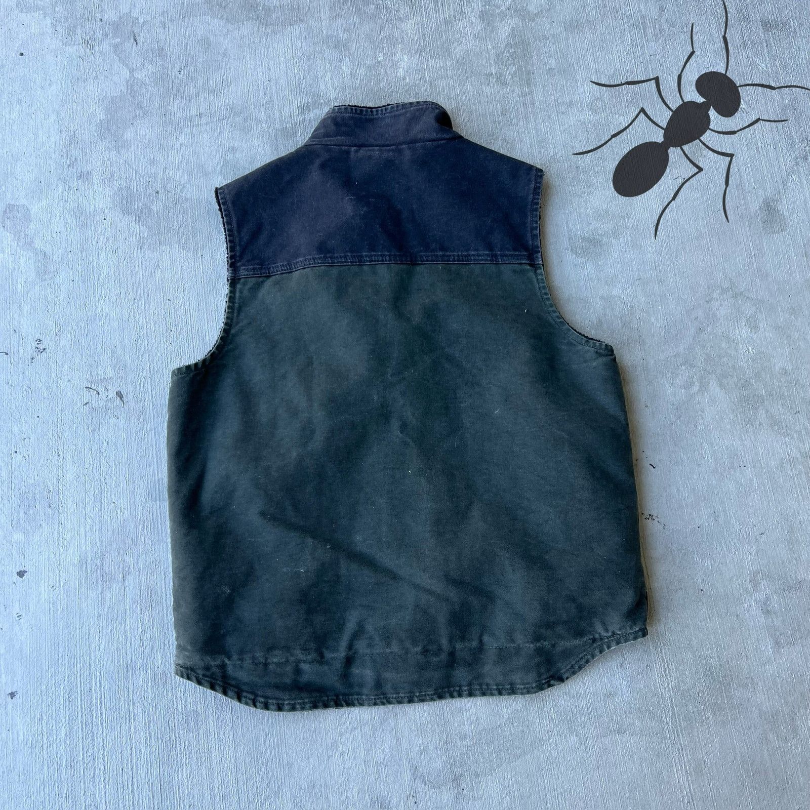 Carhartt × Vintage Carhartt V33 green black work wear vest Size US M / EU 48-50 / 2 - 3 Thumbnail