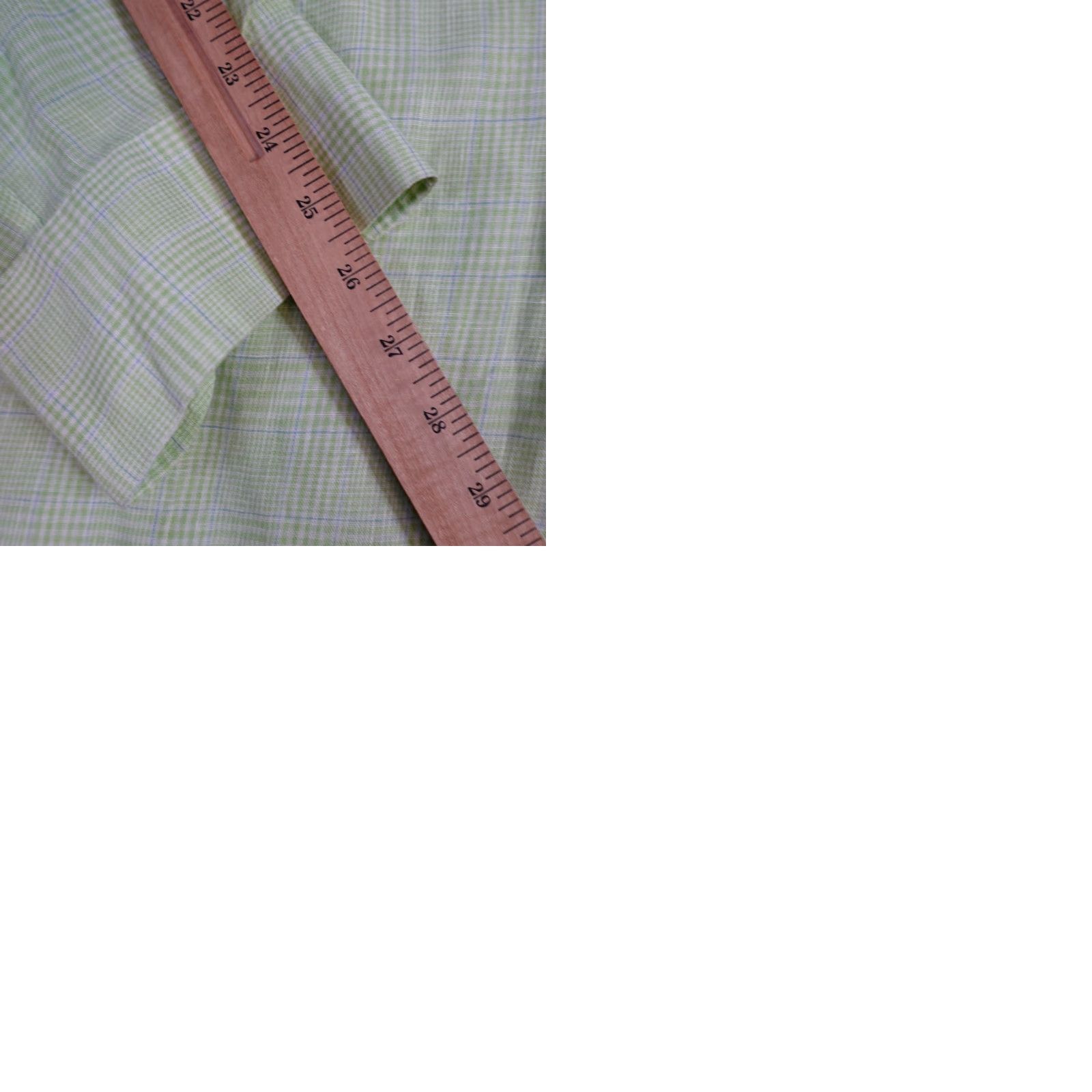 Peter Millar Peter Millar Mens Shirt XL Green Plaid 100% Linen Button Front Size US XL / EU 56 / 4 - 9 Thumbnail