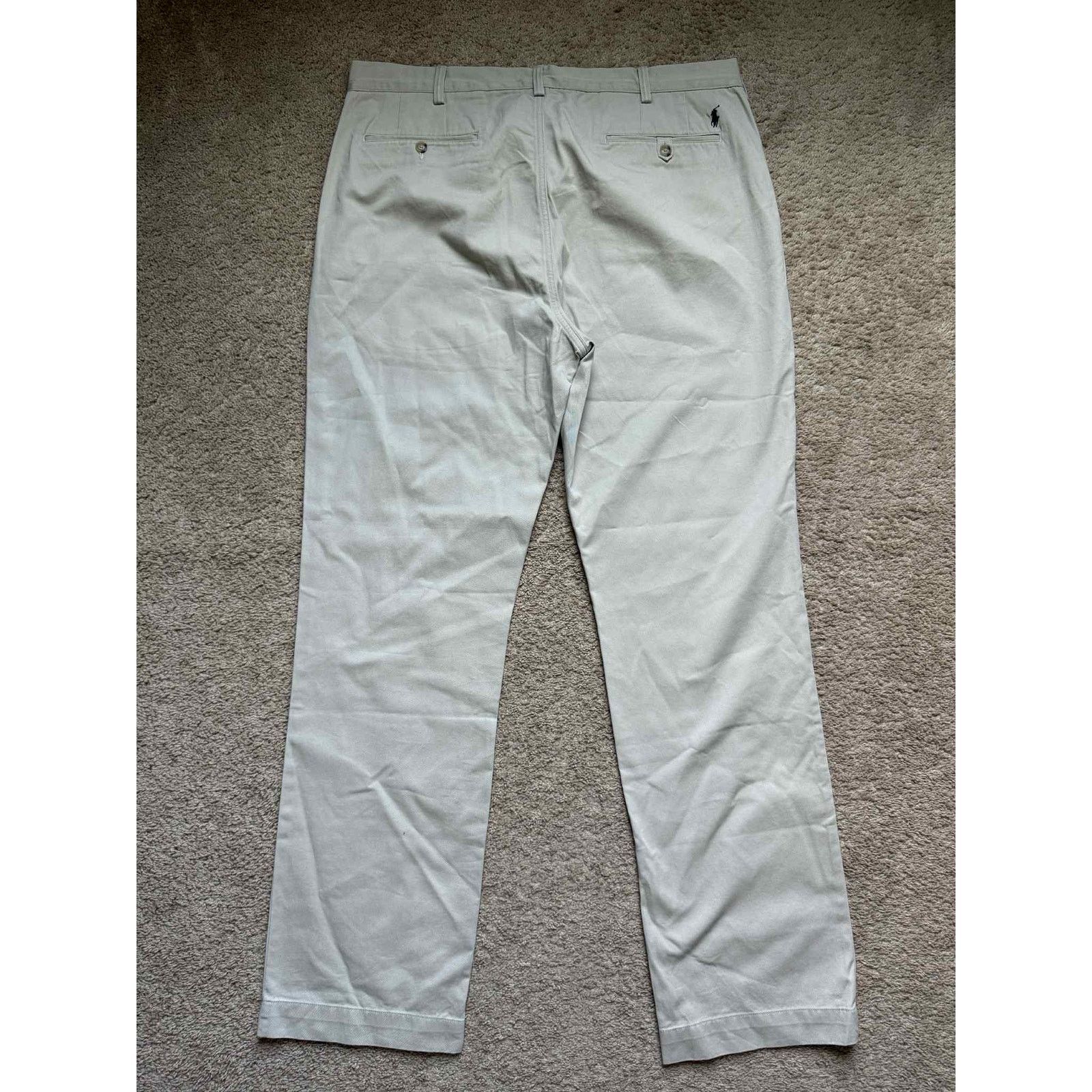 Polo Ralph Lauren Polo Ralph Lauren Classic Fit Chino Pants White Mens 38 x 34 Size US 38 / EU 54 - 4 Thumbnail