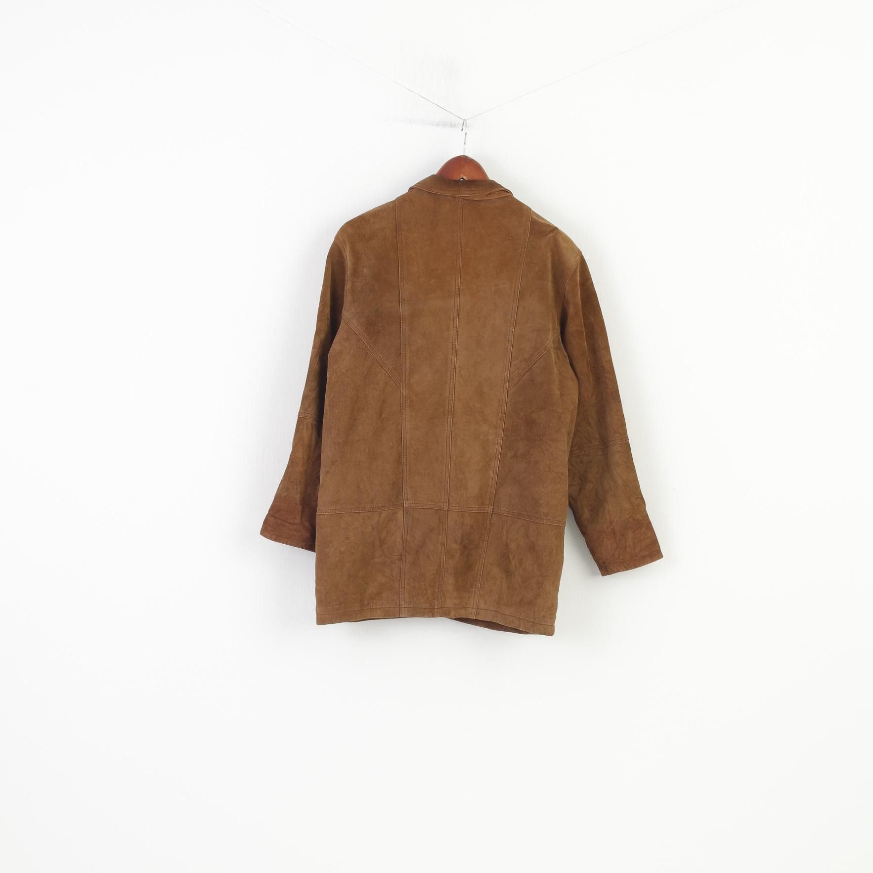 JOFAMA Jofama Woman 40 L Leather Jacket Brown VTG Bottoms 0627 Size L / US 10 / IT 46 - 8 Thumbnail