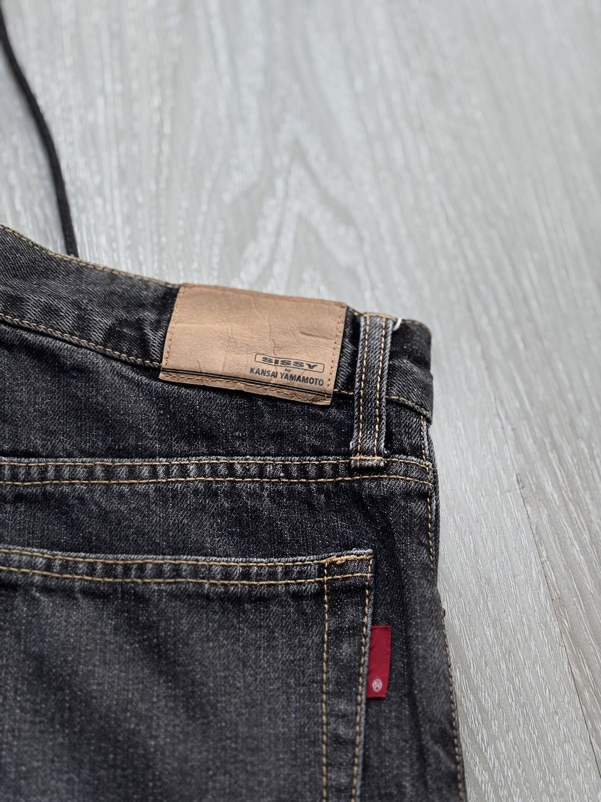 Kansai Yamamoto KANSAI YAMAMOTO lace-up flare jeans Size US 30 / EU 46 - 8 Thumbnail
