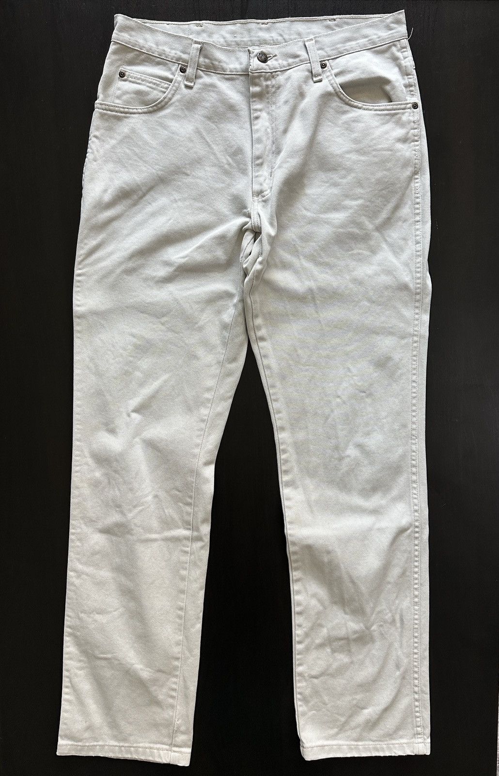 Wrangler Wrangler Durable Basics Ecru Denim Jeans Size US 33 - 1 Thumbnail