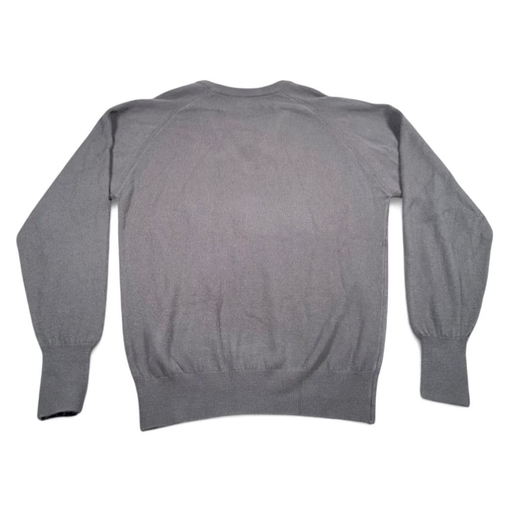 Harrods VINTAGE Harrod Sweater Shirt Adult LARGE Gray V Neck Acrylic Knit Raglan 80s Preppy Mens Size US M / EU 48-50 / 2 - 3 Thumbnail