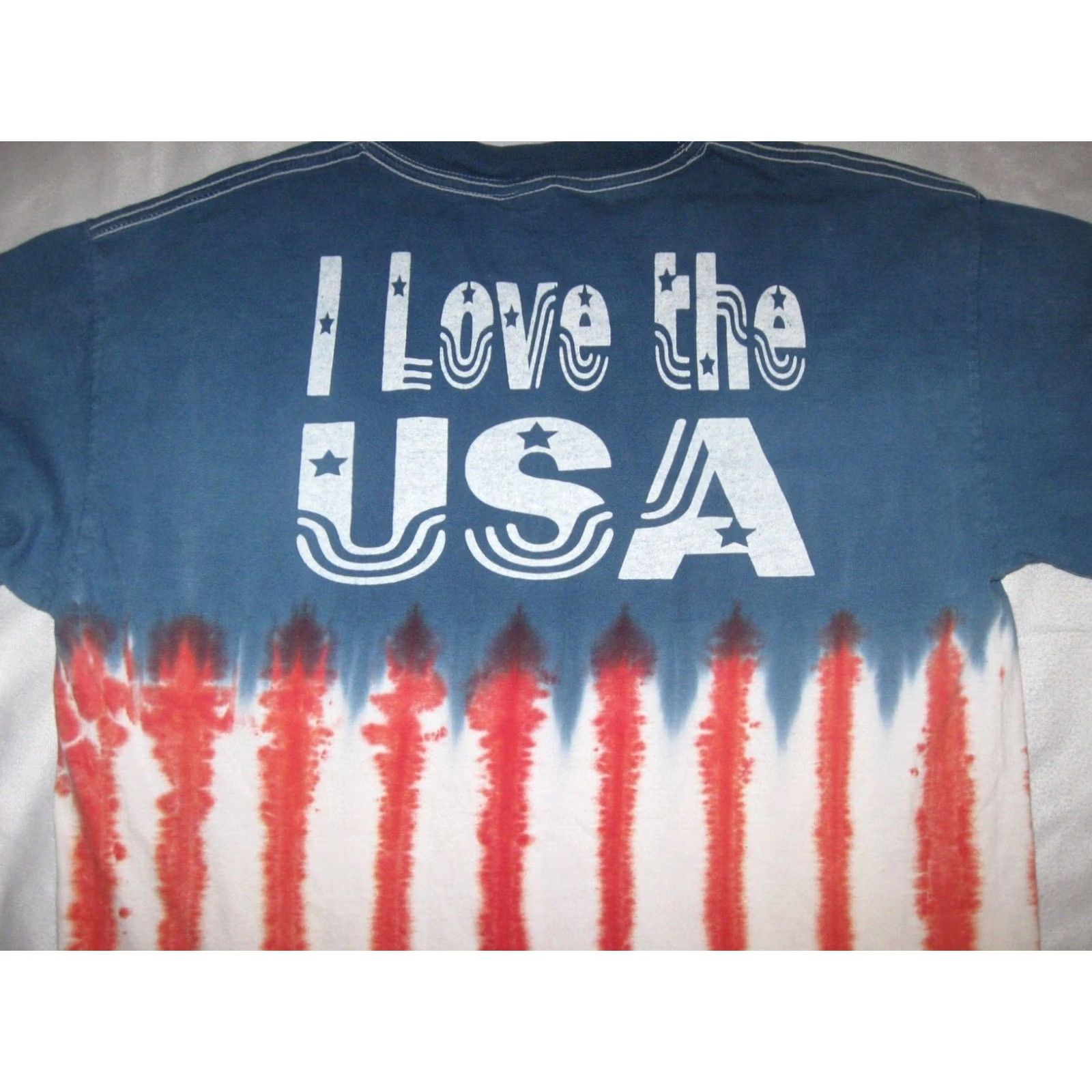 Gildan VINTAGE JIMMY Z's TIME OUT Tavern Erie PA Shirt Adult Medium USA Flag DEFUNCT T Size US M / EU 48-50 / 2 - 4 Thumbnail