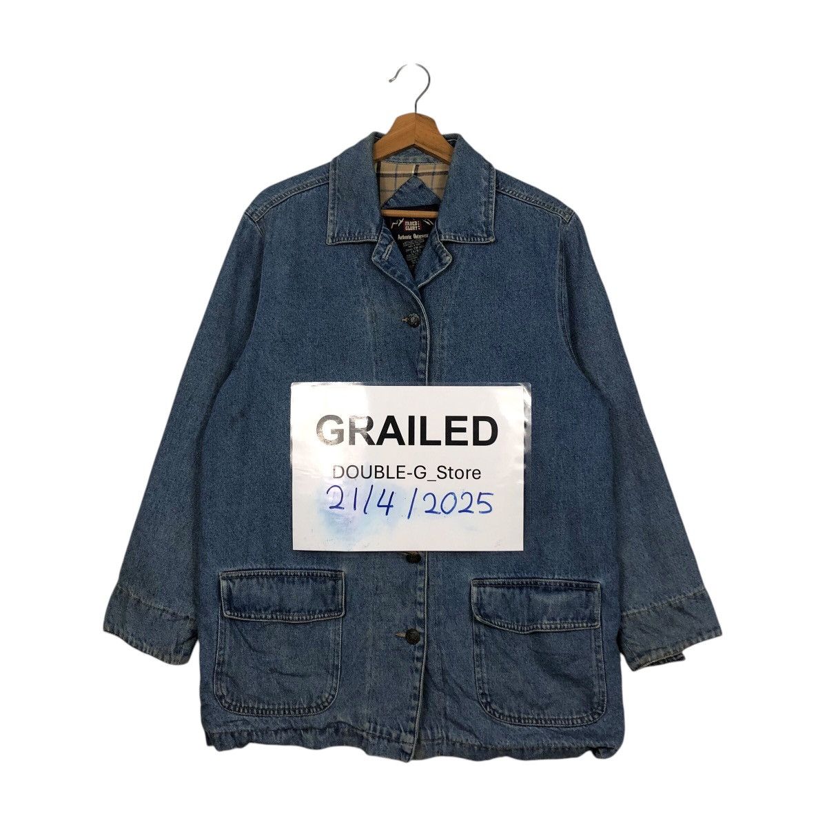 Japanese Brand 📌Vintage Chore Denim Jacket Blanket Faded Glory I Size S / US 4 / IT 40 - 1 Thumbnail