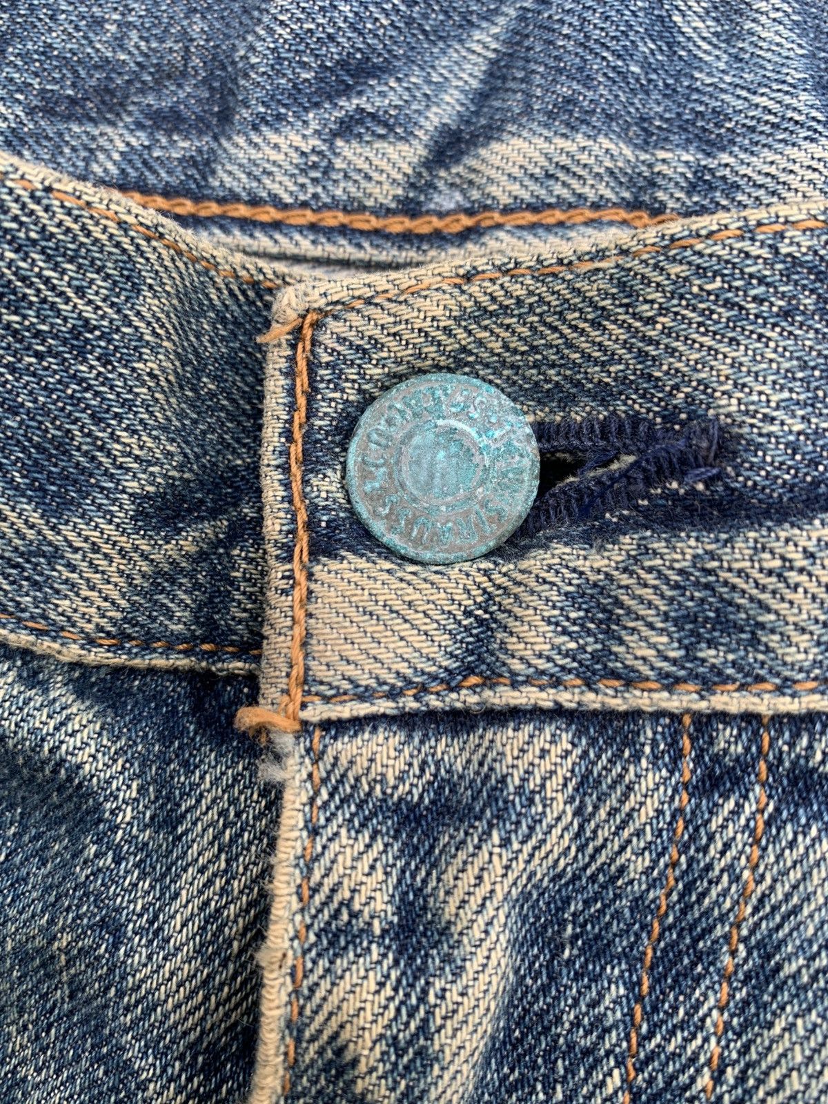 Levi's TRASHER💥VINTAGE LEVIS BIG E SELVEDGE DAMAGE DISTRESSED DENIM Size US 31 - 10 Thumbnail