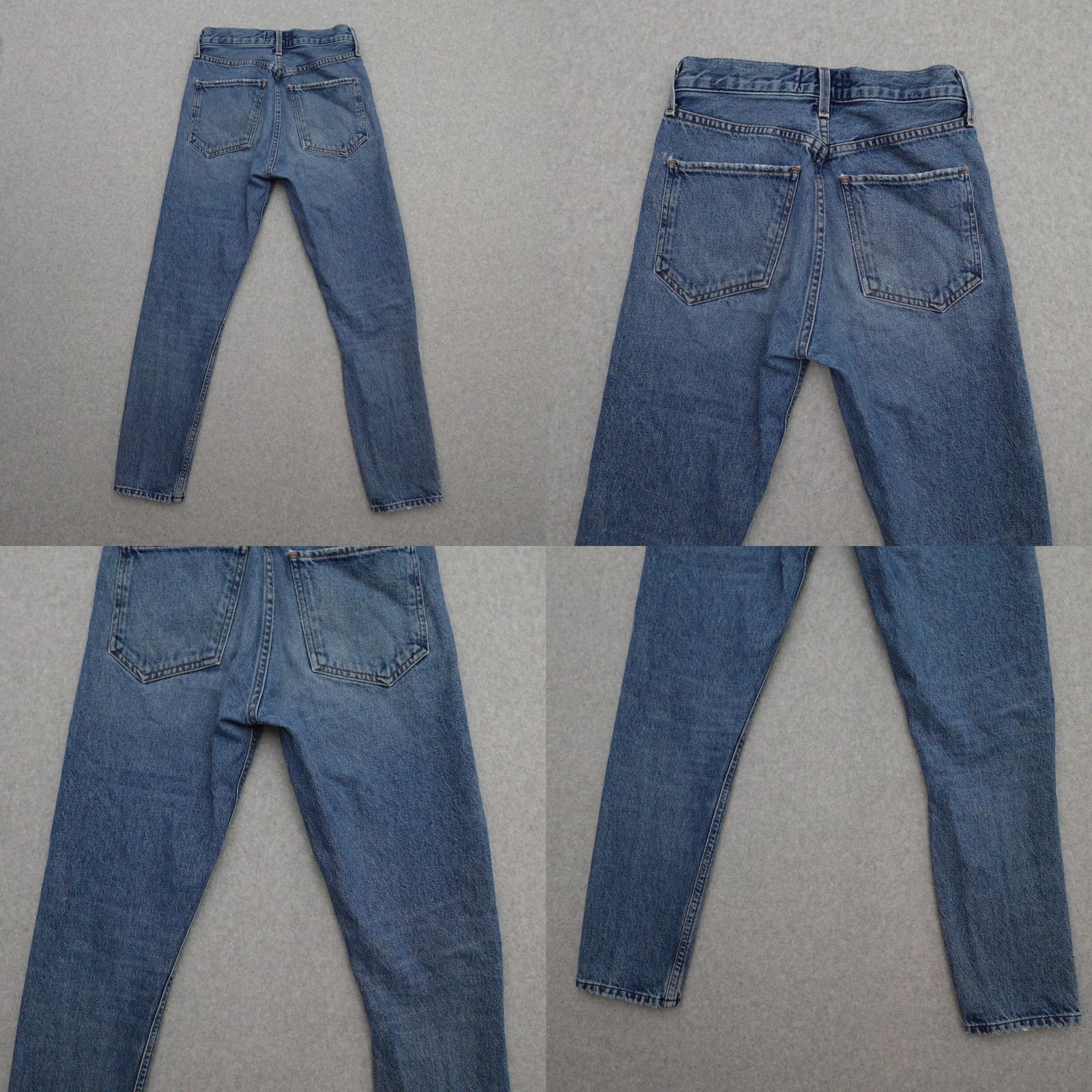 Agolde AGOLDE Jeans Shirt? Distressed Blue Straight Womens 24x26 Denim 24 Jeans Distressed Blue AGOLDE Women Sizes 24x26 Size 42" / US 20 - 8 Thumbnail