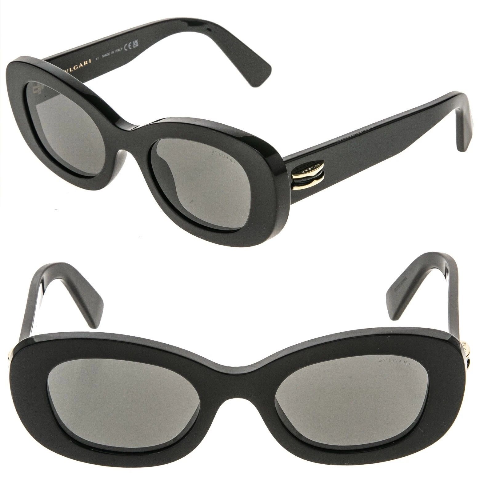Bvlgari BVLGARI 40039 B.zero1 BV40039I Black Gold Logo Oval 01A Zero Size ONE SIZE - 1 Thumbnail
