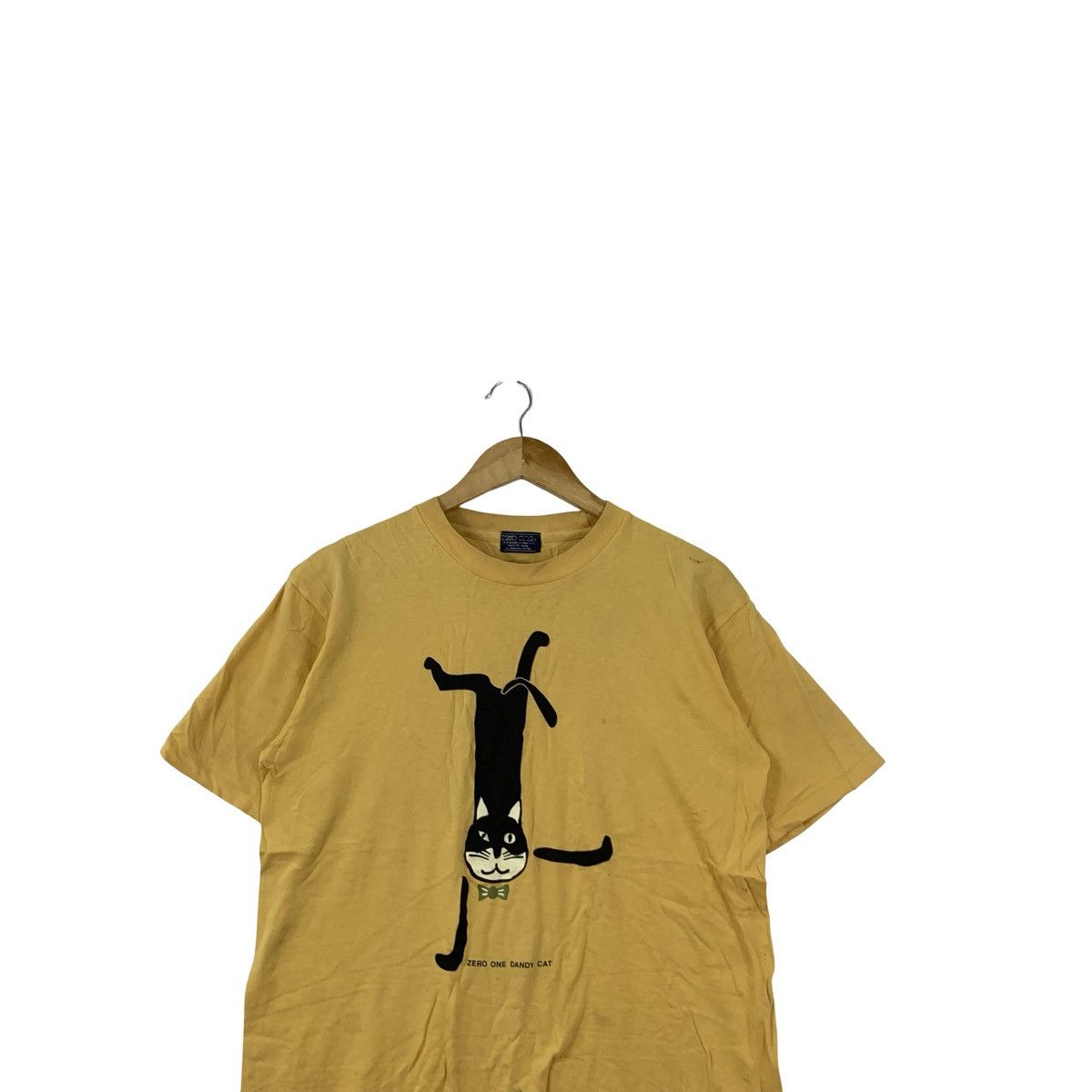 Vintage Vintage ZERO ONE DANDY CAT Cartoon Anime Tee Shirt Top Size M / US 6-8 / IT 42-44 - 2 Thumbnail