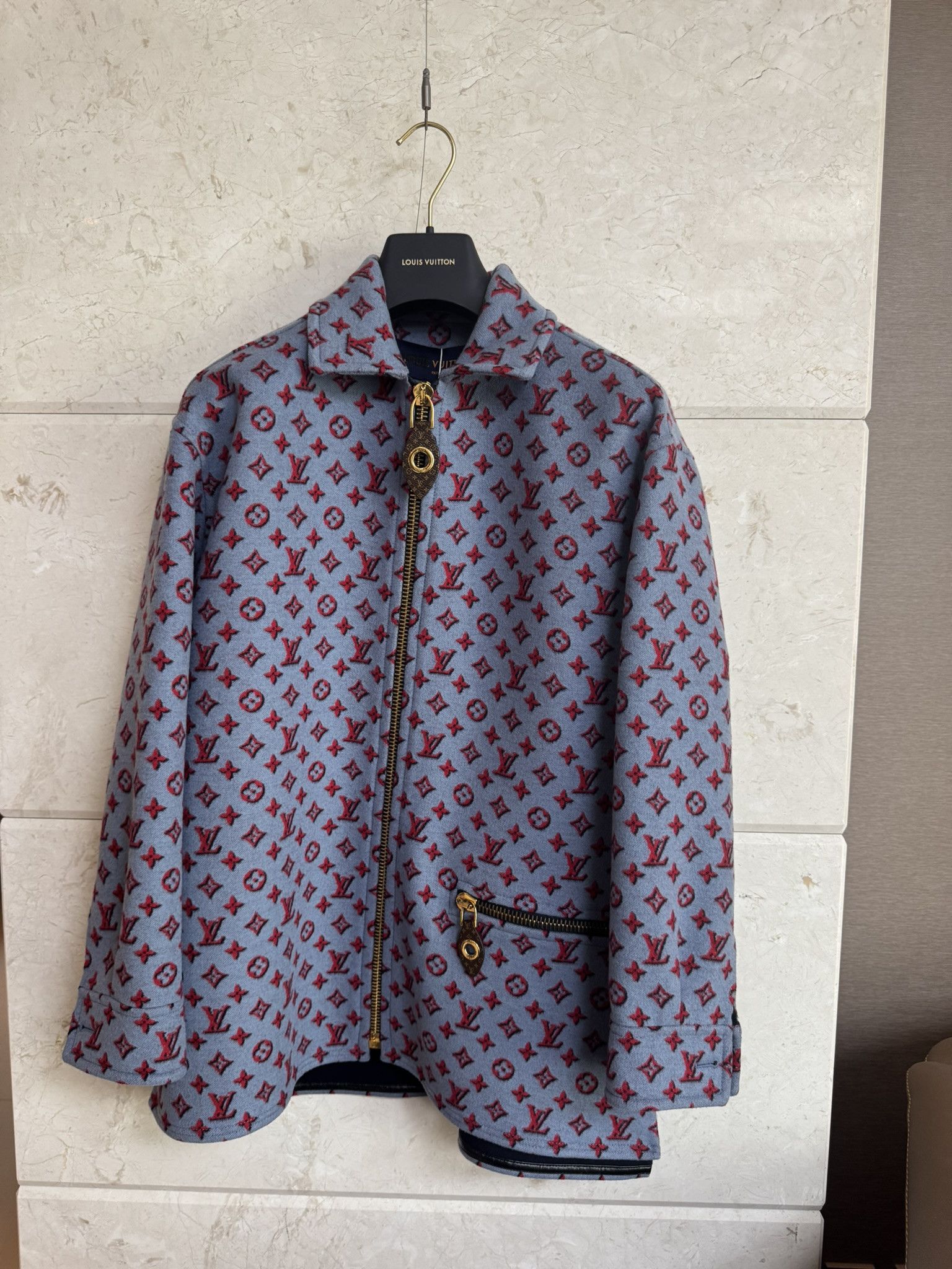 LOUIS VUITTON 3D Monogram Zip Jacket – Model 1ABR8F
