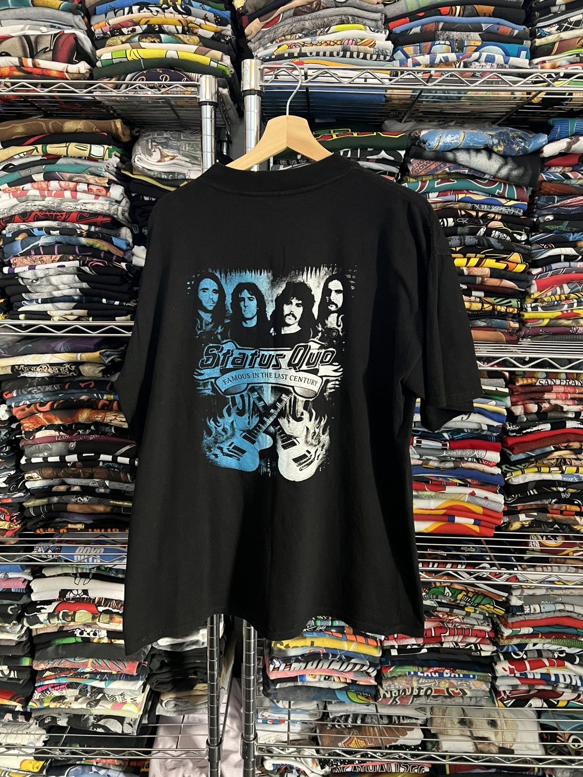 Band Tees 2002 Status Quo Heavy Traffic Mexican Bootleg Tee Size US XL / EU 56 / 4 - 2 Thumbnail