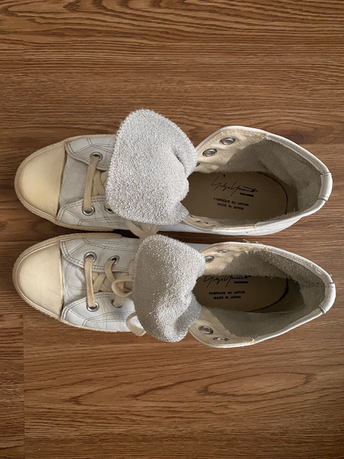 Yohji Yamamoto Yohji Yamamoto Pour Homme Leather Sneakers SS95 Archive Size US 8.5 / EU 41-42 - 3 Thumbnail