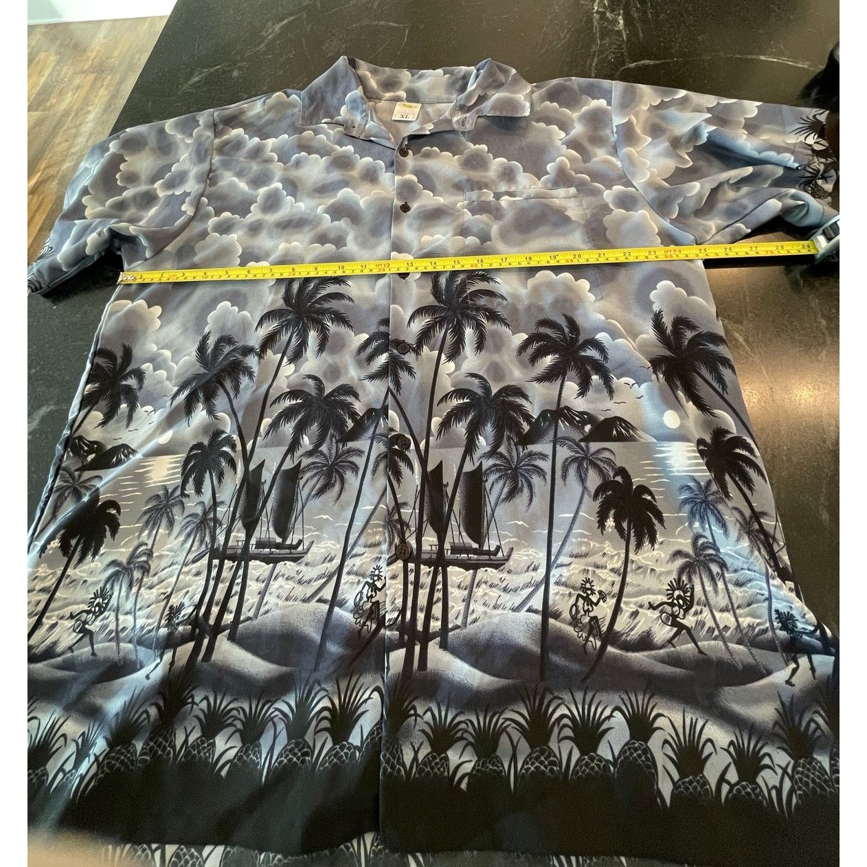 Other Rima Beachwear blue hawaiian button up XL Size US XL / EU 56 / 4 - 5 Thumbnail