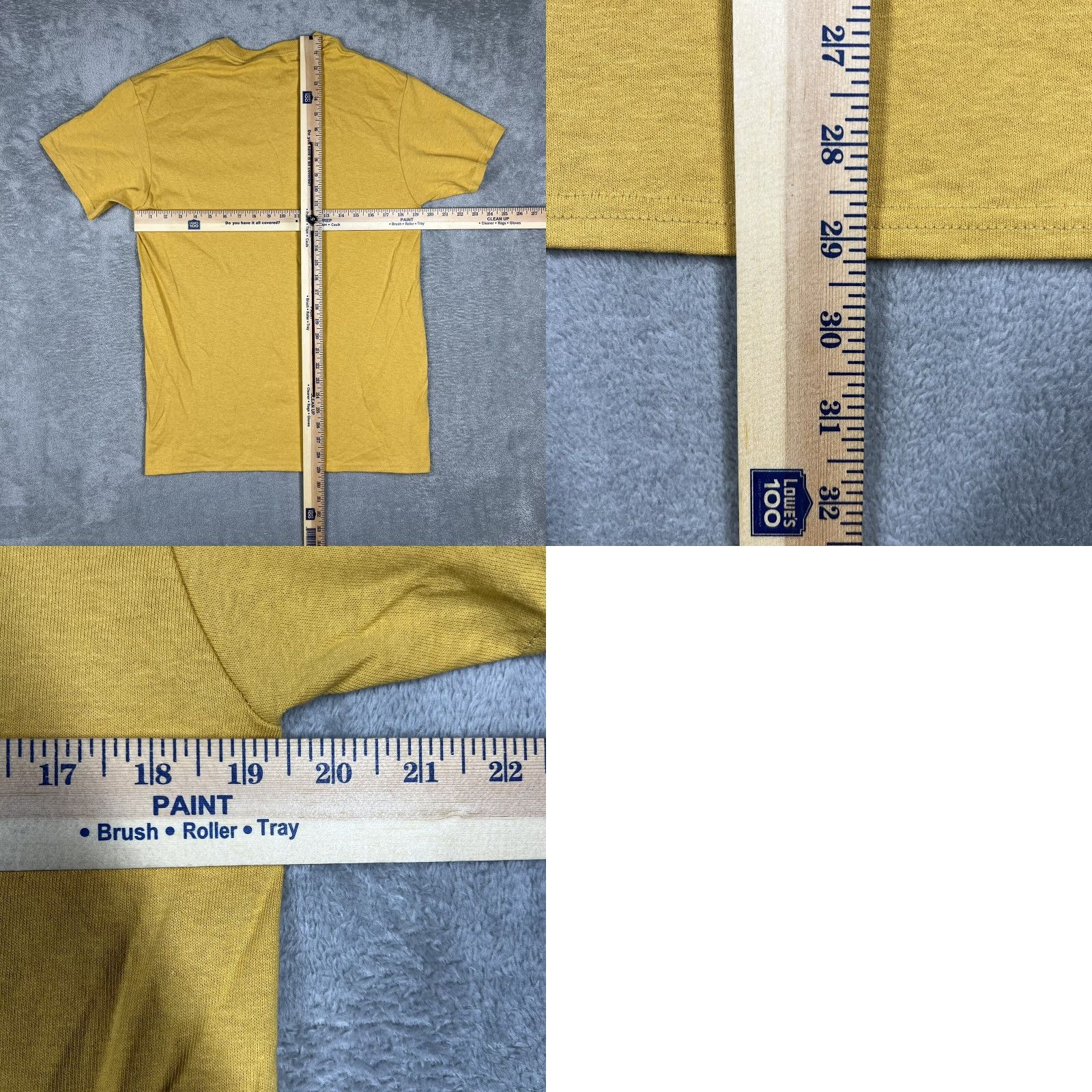 Delta Delta T-Shirt Mount Rushmore National Memorial Mustard Yellow Logo Graphic Print Crew Neck Short Sleeve Men M Yellow USA Shirt Size US M / EU 48-50 / 2 - 8 Thumbnail