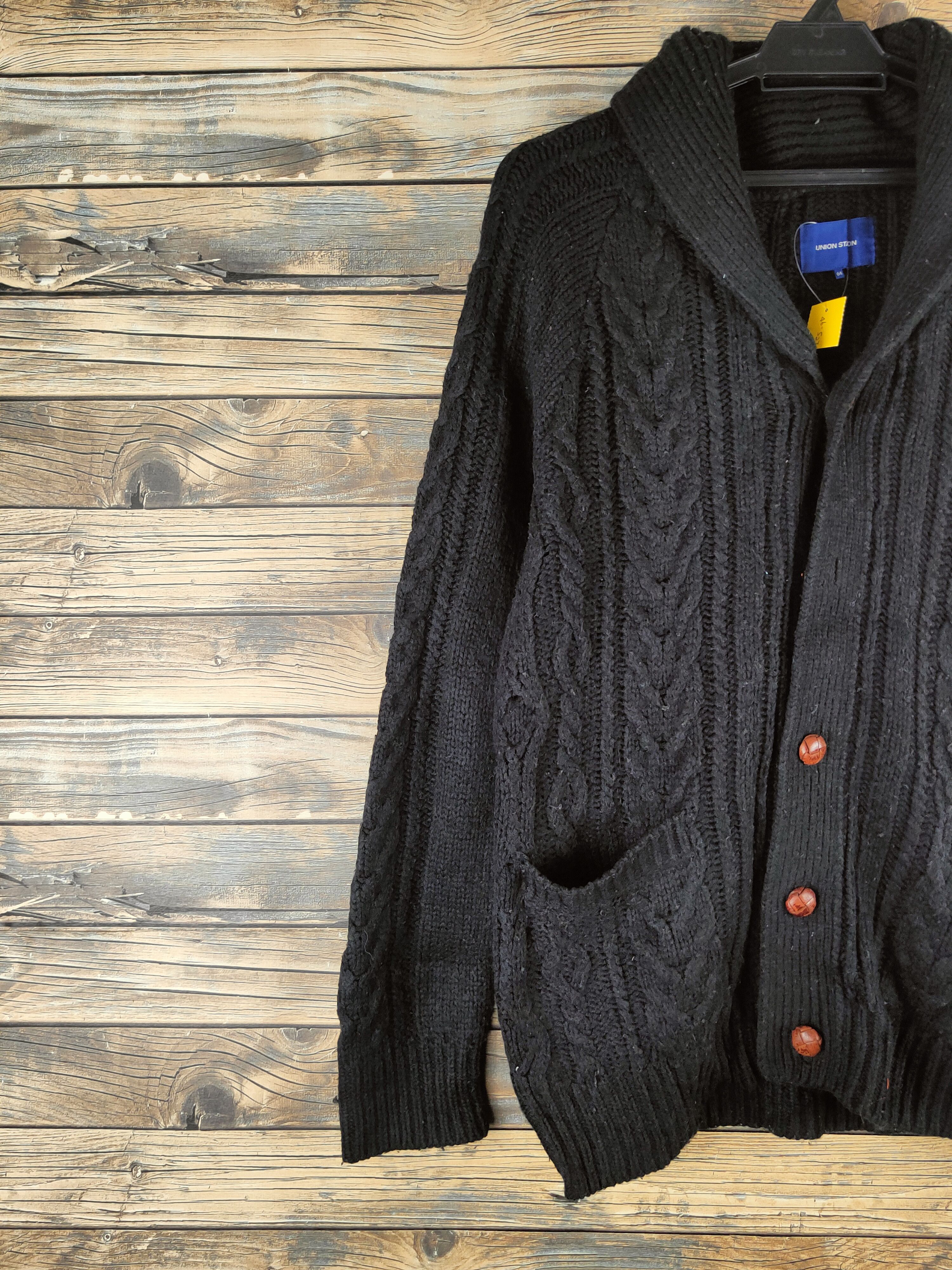 Japanese Brand DL Union Station Black Knitwear Sweaters #46-527 Size US M / EU 48-50 / 2 - 4 Thumbnail