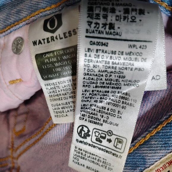 Levi's Levi's Premium 501 Big E Denim Blue Jeans 27x32 Size US 27 - 7 Thumbnail