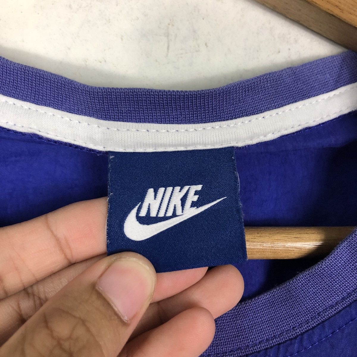 Nike 🔥Vintage Nike Big Swoosh Logo Sweatshirt Size US M / EU 48-50 / 2 - 12 Thumbnail
