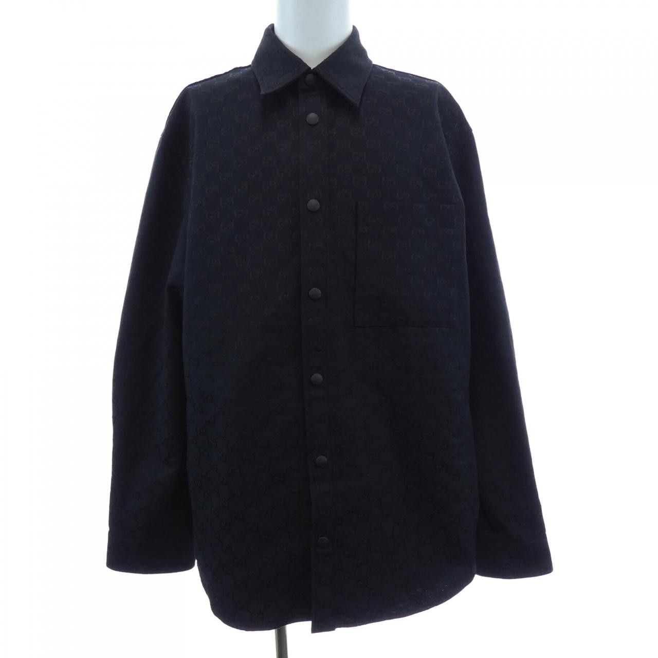 Gucci Gucci Gucci GG Canvas Shirt Textile Dress Shirt 838551 ZAF4S DUTY FREE for USA Size ONE SIZE - 1 Thumbnail