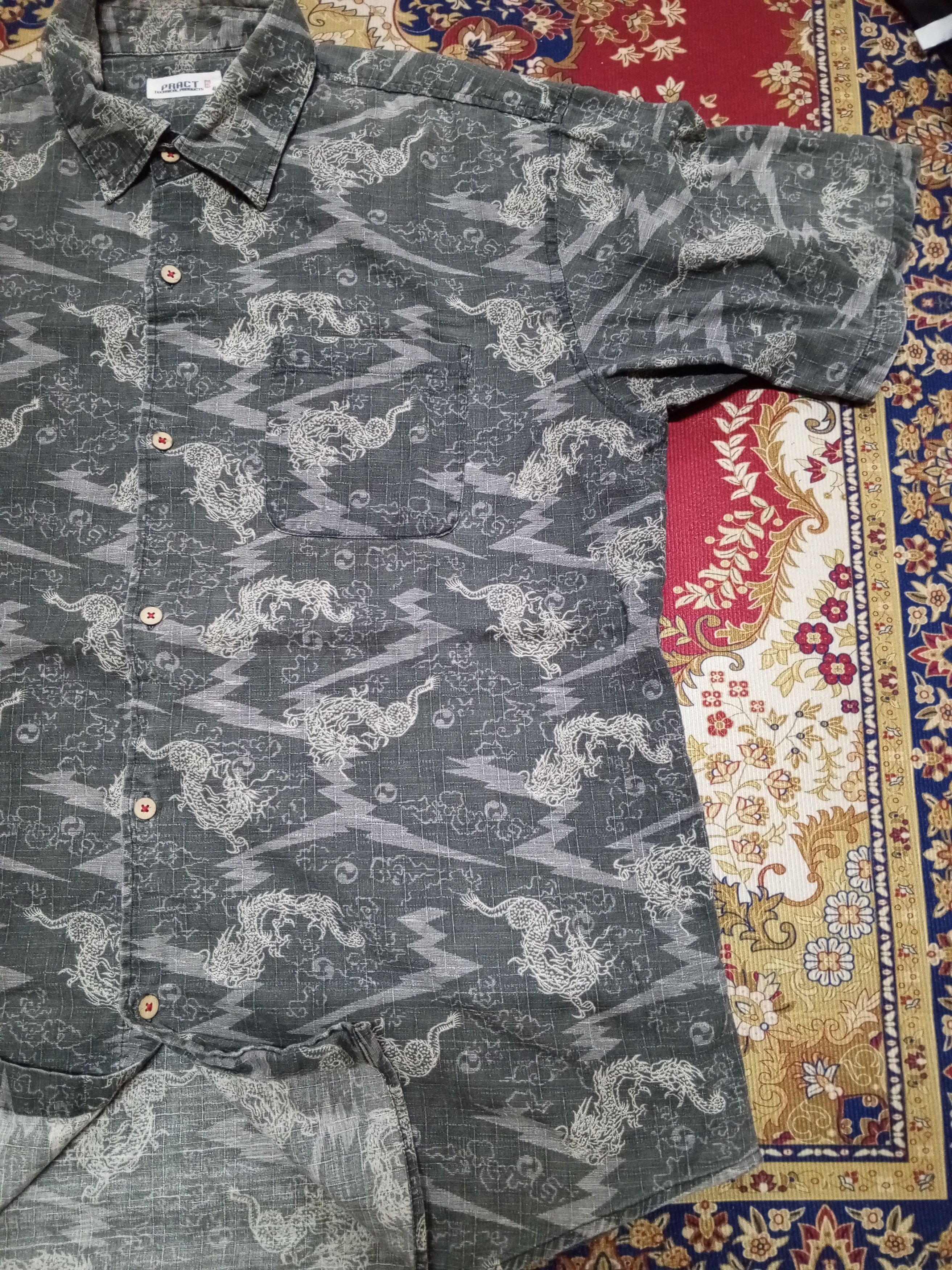 Dragonfly × Japanese Brand DRAGONFLY BUTTON SHIRT SHORT SLEEVE Size US XL / EU 56 / 4 - 3 Thumbnail