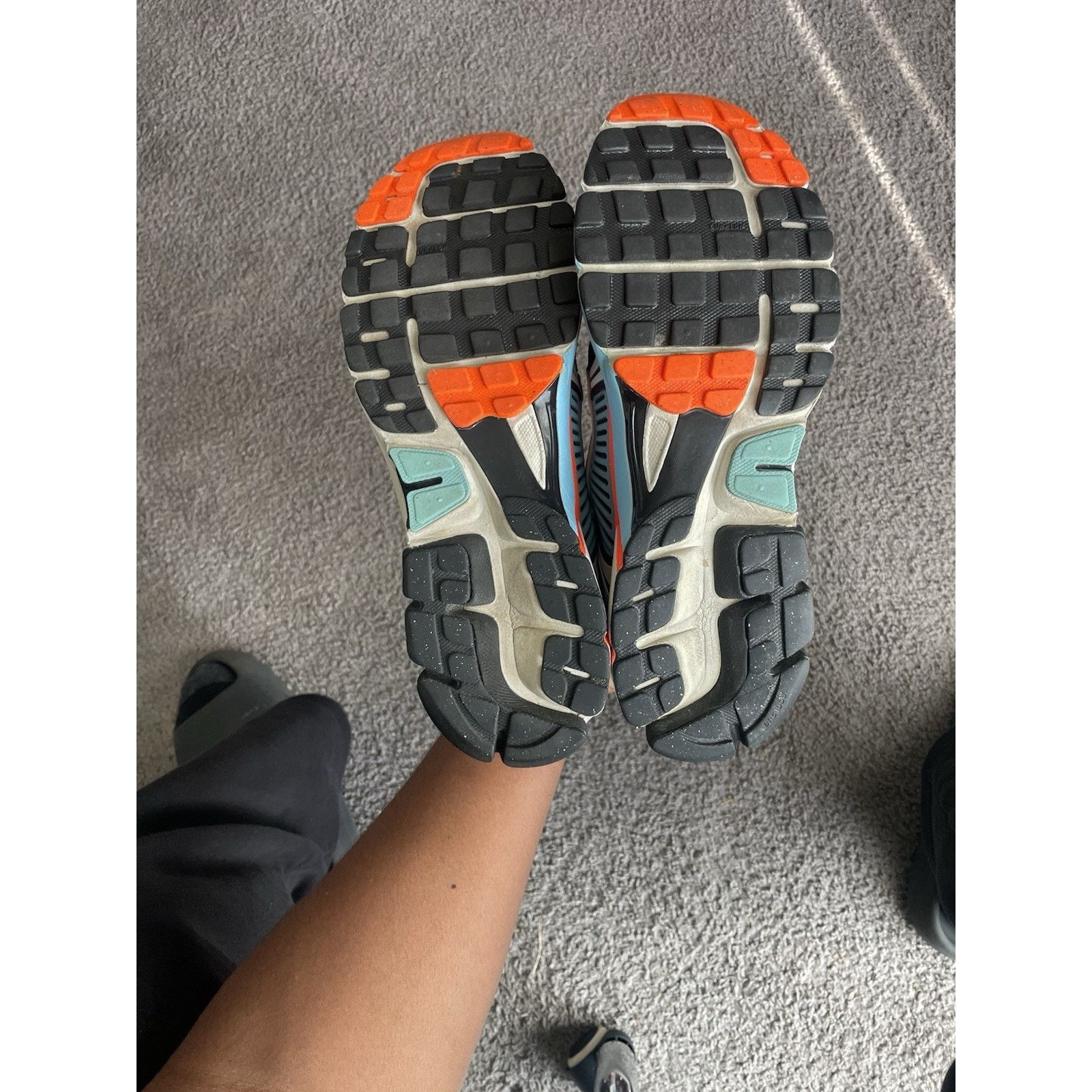 Nike Size 11.5m/13w-Nike Air Zoom Vomero 5 Blue Gaze Total Orange Size US 11.5 / EU 44-45 - 5 Thumbnail