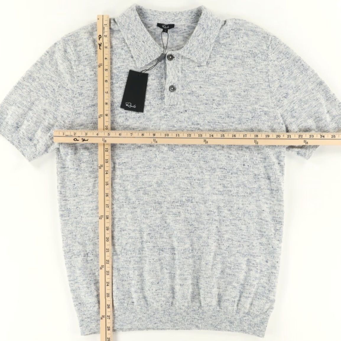 Rails Rails Shoreditch Cotton Blend Heather Polo Shirt Miami Sand Men's L Size US L / EU 52-54 / 3 - 3 Thumbnail