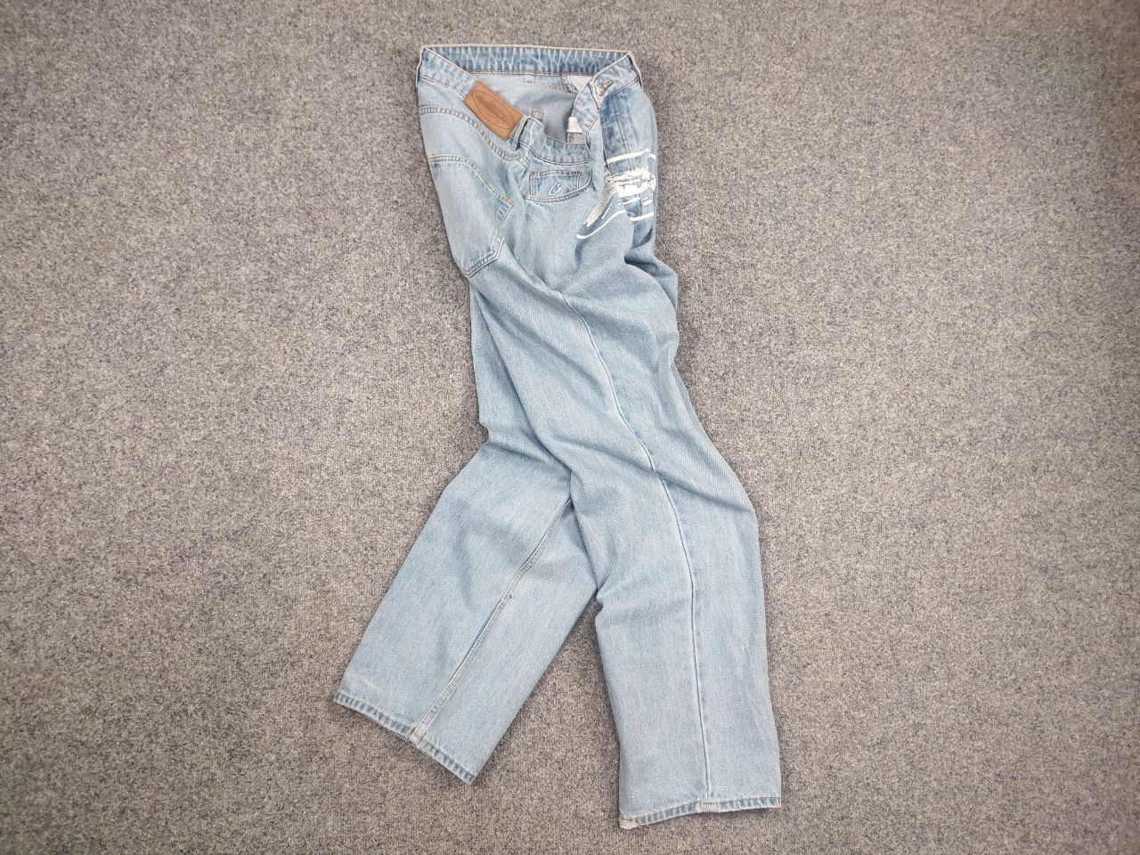 Corteiz Corteiz denim genes Alcatraz Baggy Blue Washed Jeans Size US 36 / EU 52 - 9 Thumbnail