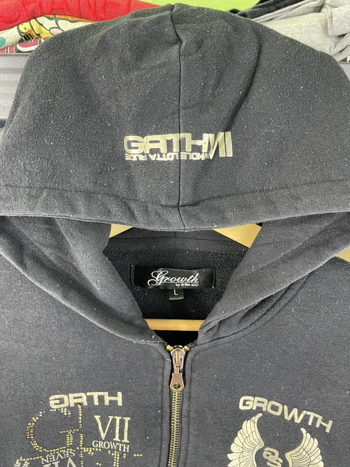 In The Attic Growth by in the attic Growth Seven Skull Design Hoodie Size US L / EU 52-54 / 3 - 8 Thumbnail