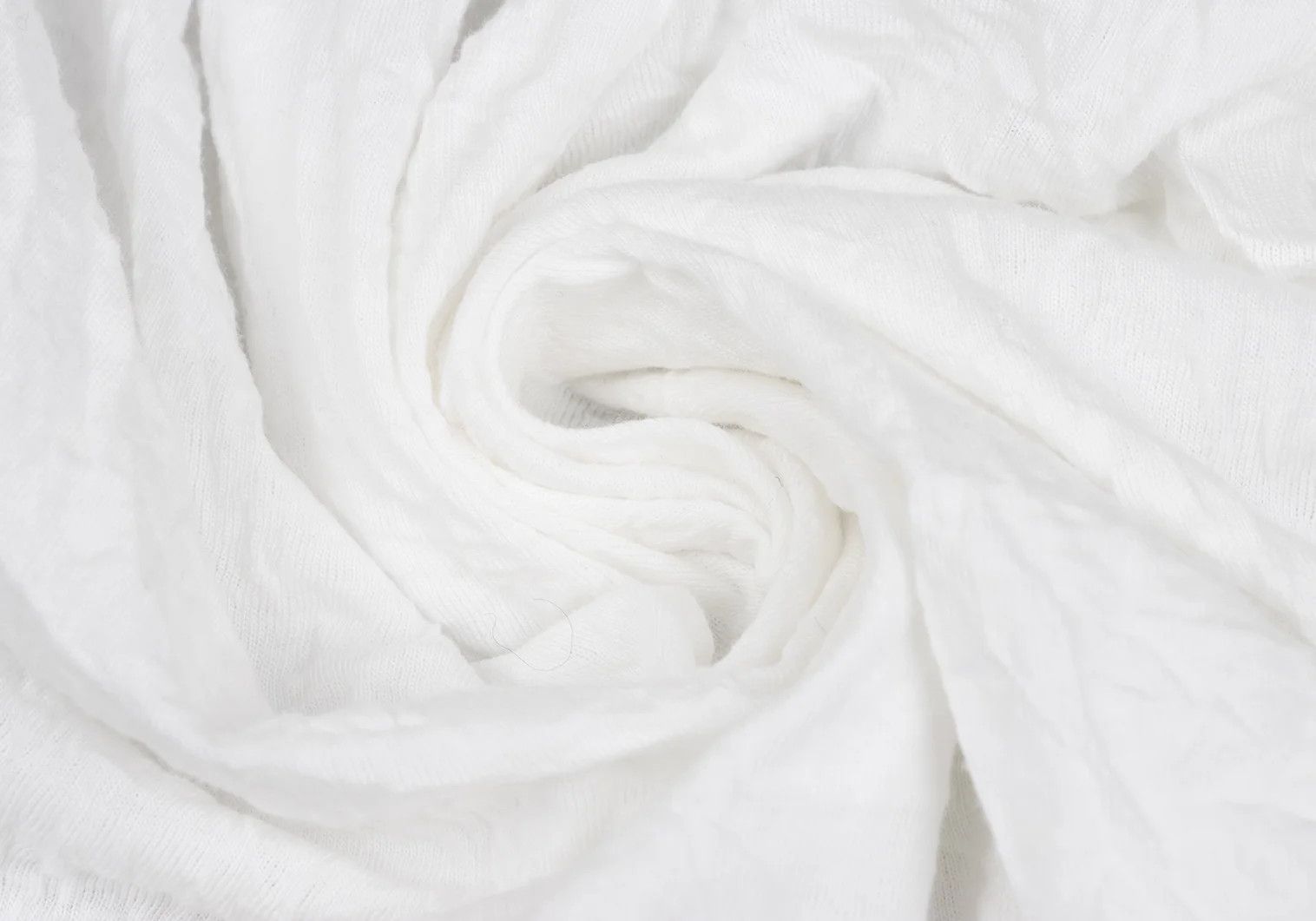 Yohji Yamamoto Wrinkled Cotton-Poly Turtle Neck Cut Sew Top in White Size US XXS / EU 40 - 13 Thumbnail