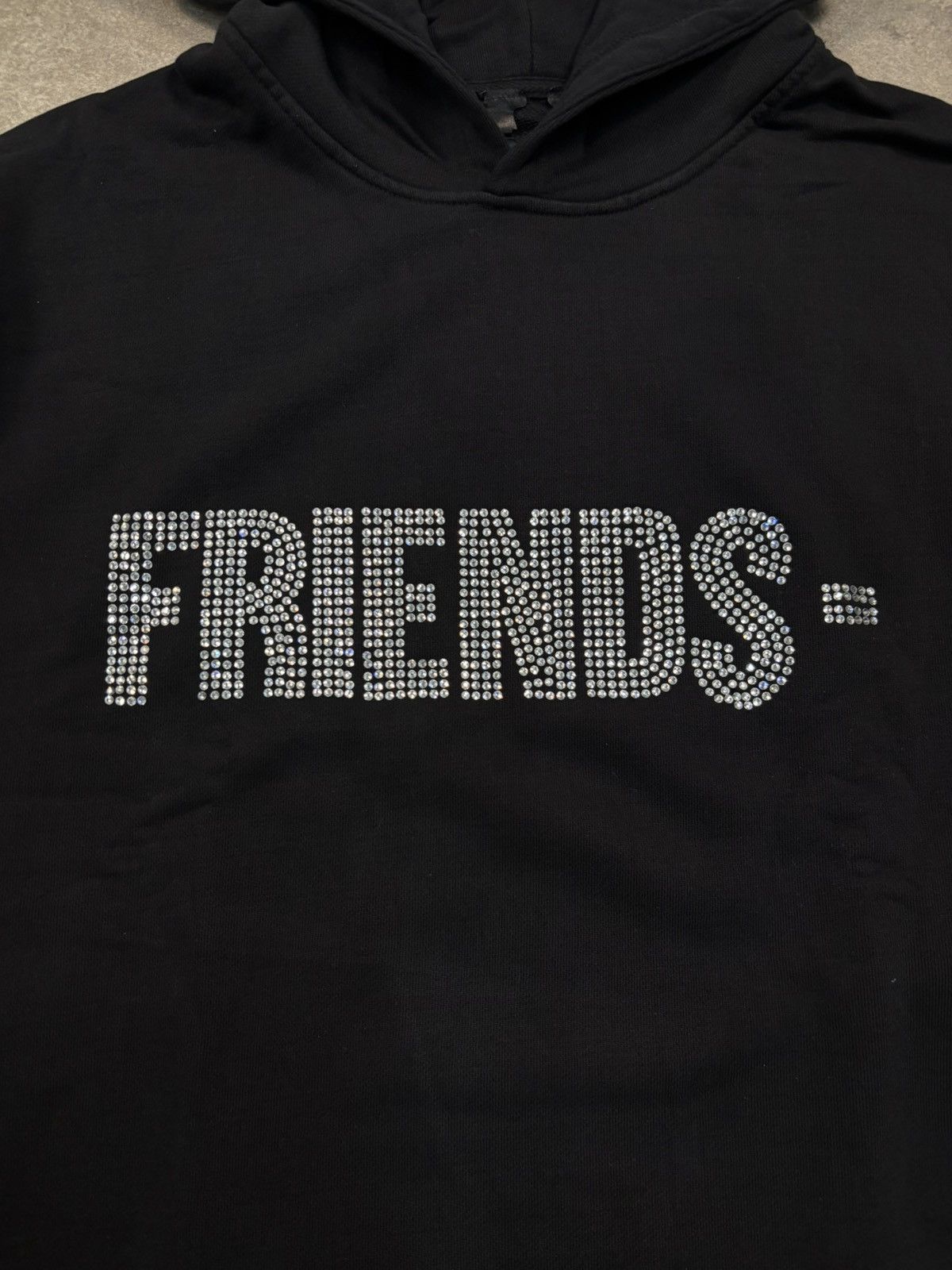 Vlone Vlone Friends Rhinstone Hoodie, Black Size US XL / EU 56 / 4 - 3 Thumbnail