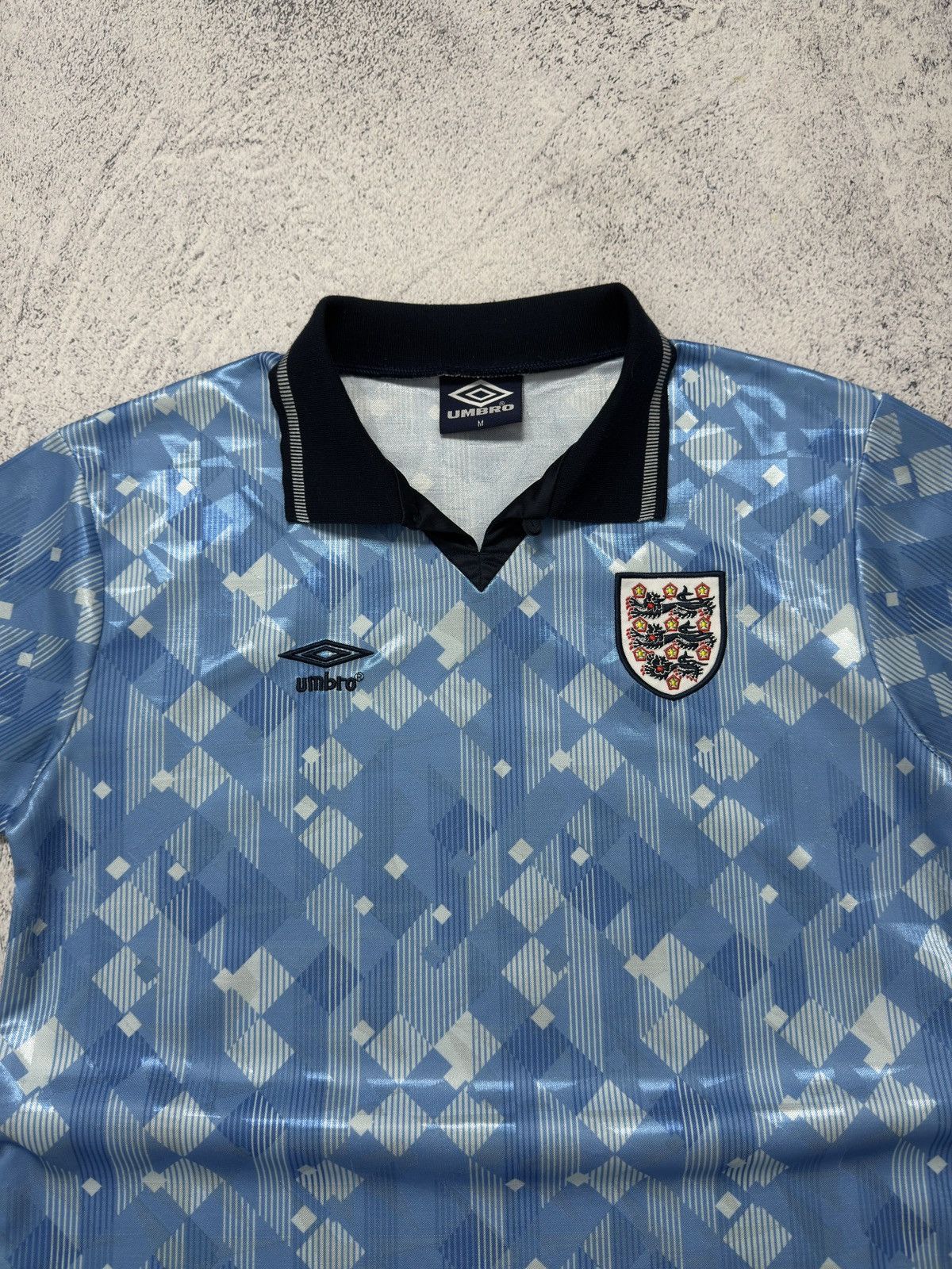 Umbro UMBRO ENGLAND 1990-1992 THIRD FOOTBALL SHIRT SOCCER JERSEY Size US M / EU 48-50 / 2 - 5 Thumbnail