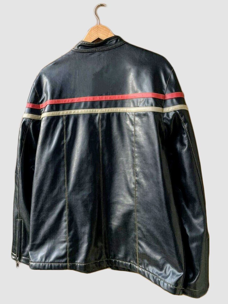 Ferrari 🖤 BLACK FERRARI 🖤 90s Leather Jacket Racing Streetwear ''L Size US L / EU 52-54 / 3 - 3 Thumbnail