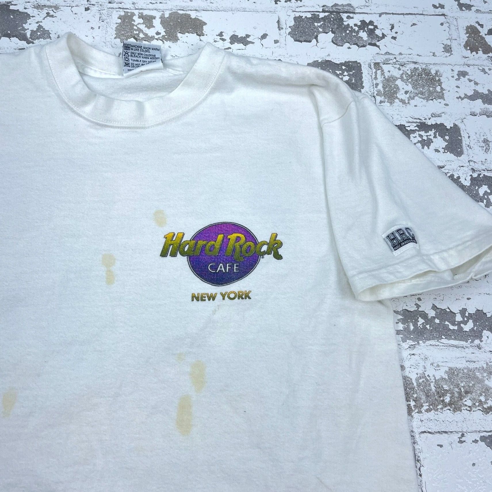 Hard Rock Cafe VINTAGE Hard Rock Cafe Shirt Men M White Graphic Print Logo 90s Retro Size US M / EU 48-50 / 2 - 4 Thumbnail