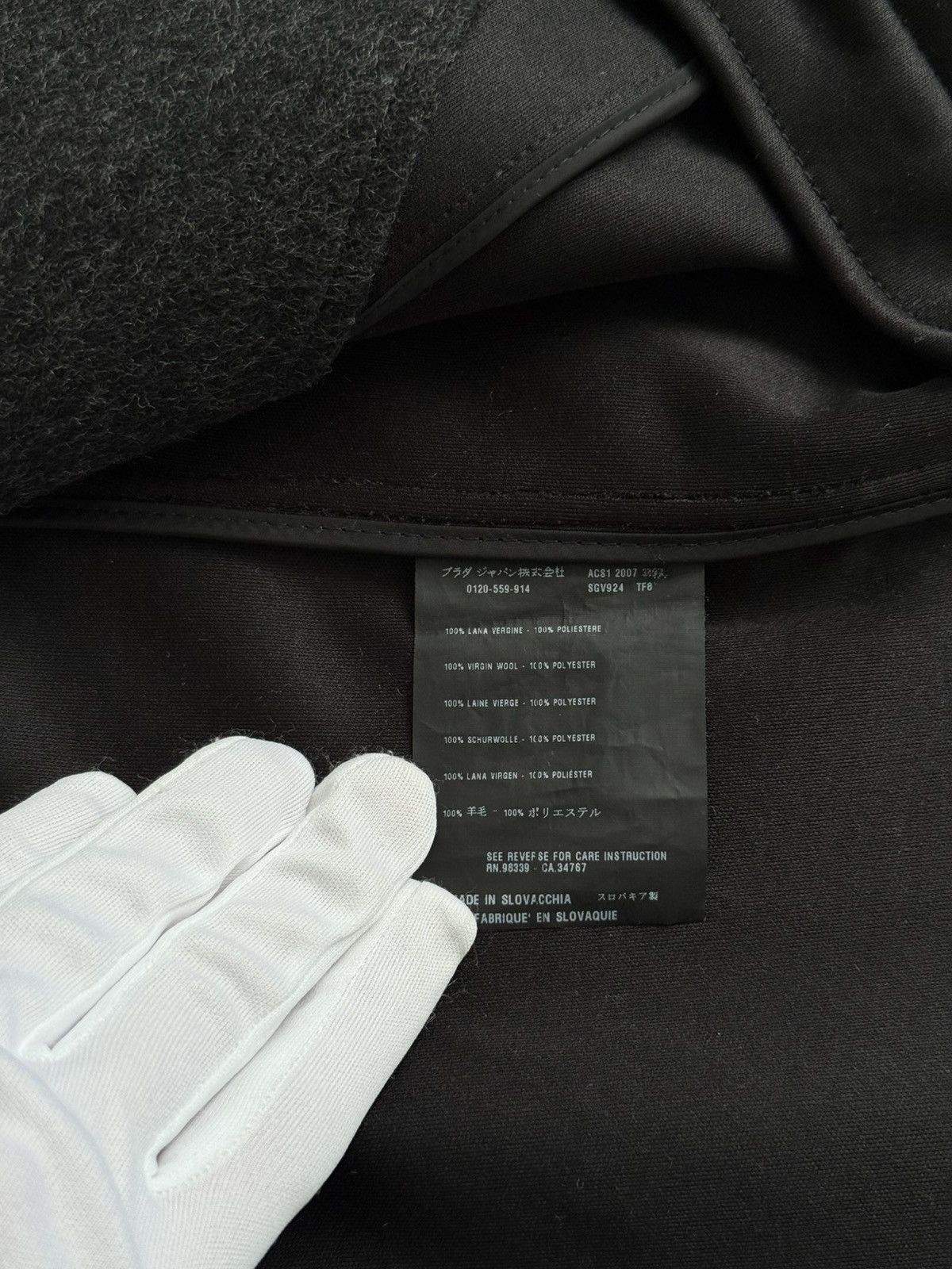 Prada Prada Mens Luxury Rare Wool Coat Trench Jacket Size US M / EU 48-50 / 2 - 14 Thumbnail