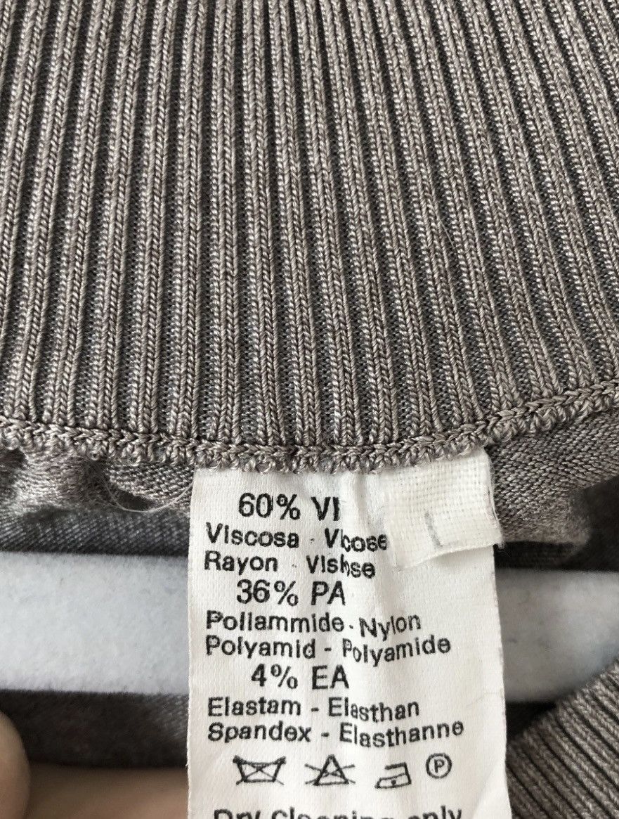 Alaia Alaïa Sculpted Grey Long-Sleeve Bodysuit- Top Size L / US 10 / IT 46 - 9 Thumbnail