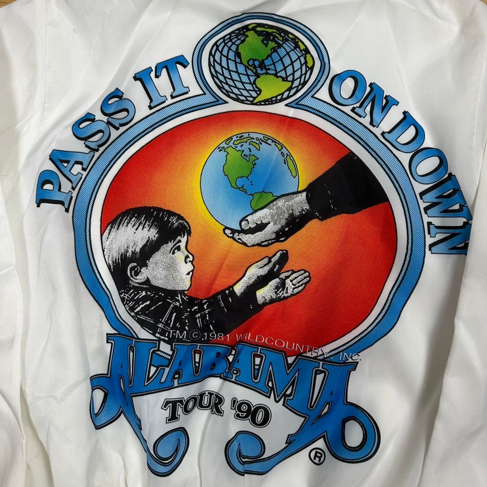Vintage Vintage Alabama 1990 Tour Jacket Size US S / EU 44-46 / 1 - 5 Thumbnail