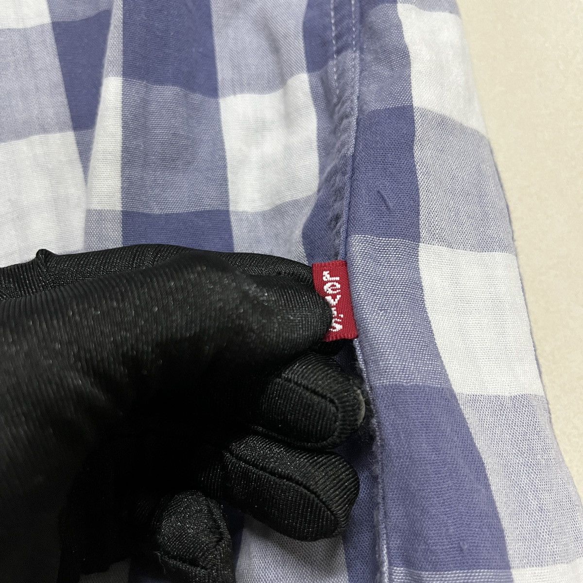Levi's × Levi's Made & Crafted × Levi's Vintage Clothing Levis Linen Checkered Button Shirt Size US S / EU 44-46 / 1 - 4 Thumbnail