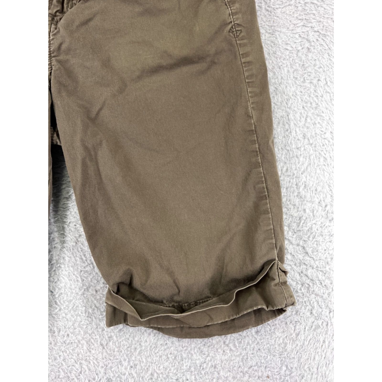 Calvin Klein Calvin Klein Shorts Womens 10 Brown 100% Cotton Twill Pockets Zip Fly 30x10 Size 32" / US 10 / IT 46 - 5 Thumbnail