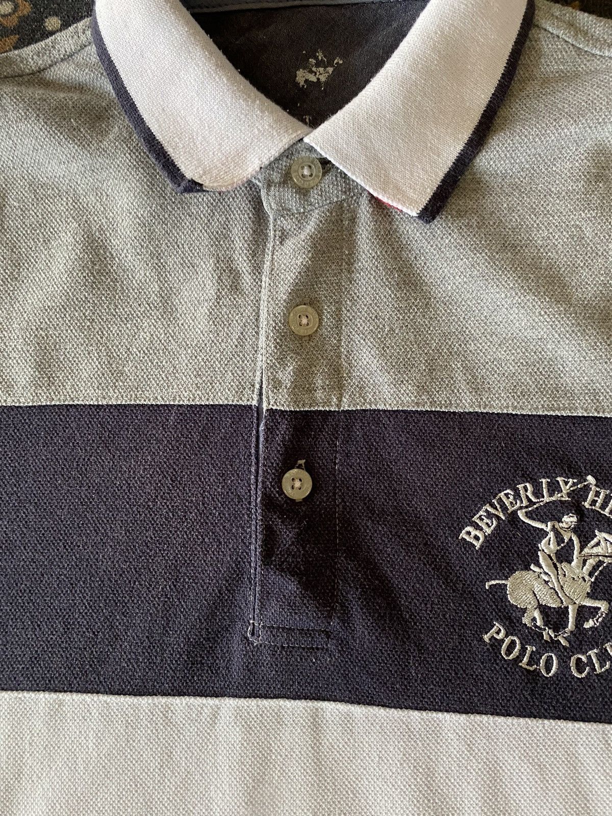Beverly Hills Polo Club × Polo Ralph Lauren Beverly Hills Polo Club Striped Polo Tee Size US M / EU 48-50 / 2 - 4 Thumbnail