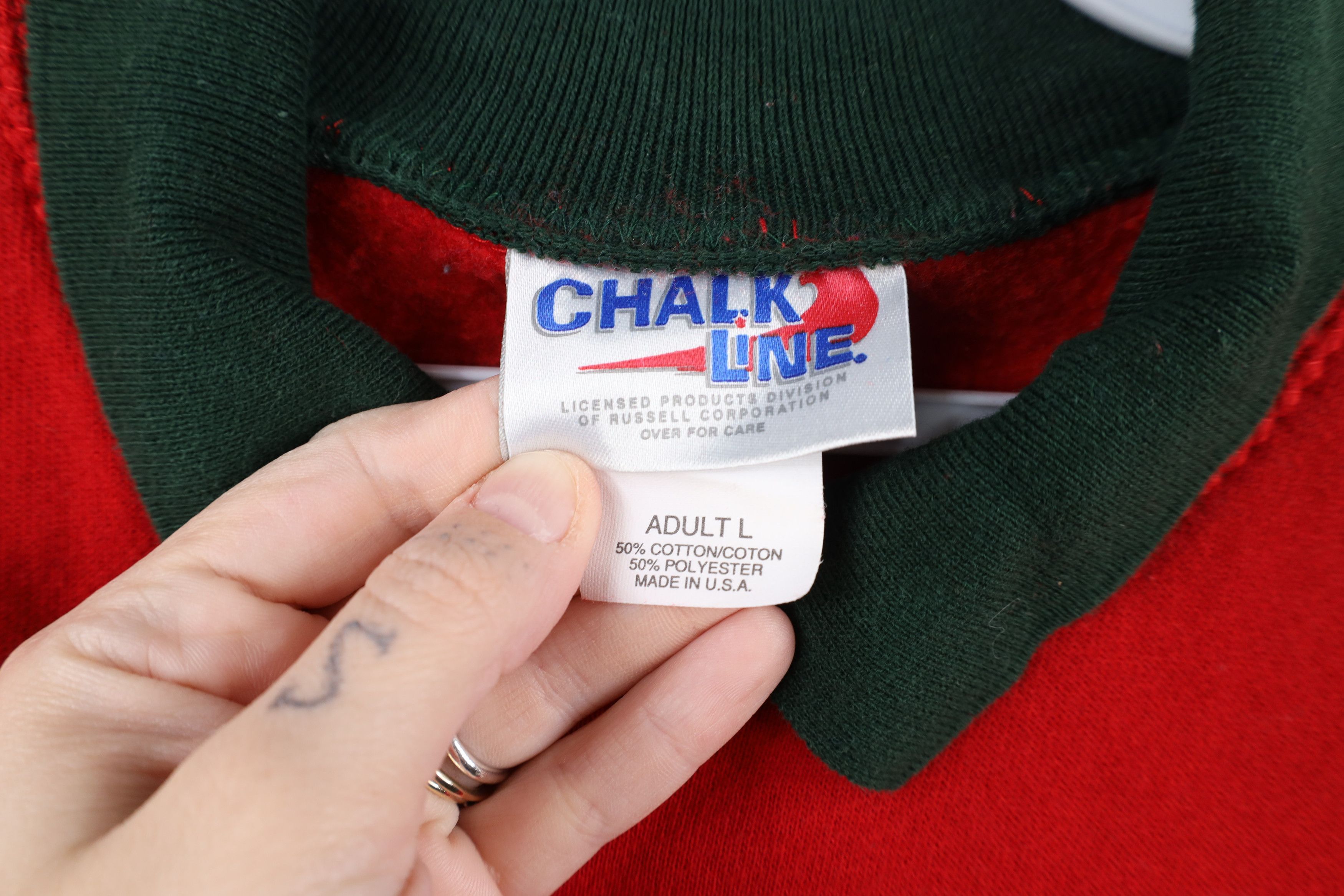 Vintage Vintage 90s Christmas I Want It All Collared Sweatshirt USA Size L / US 10 / IT 46 - 6 Thumbnail