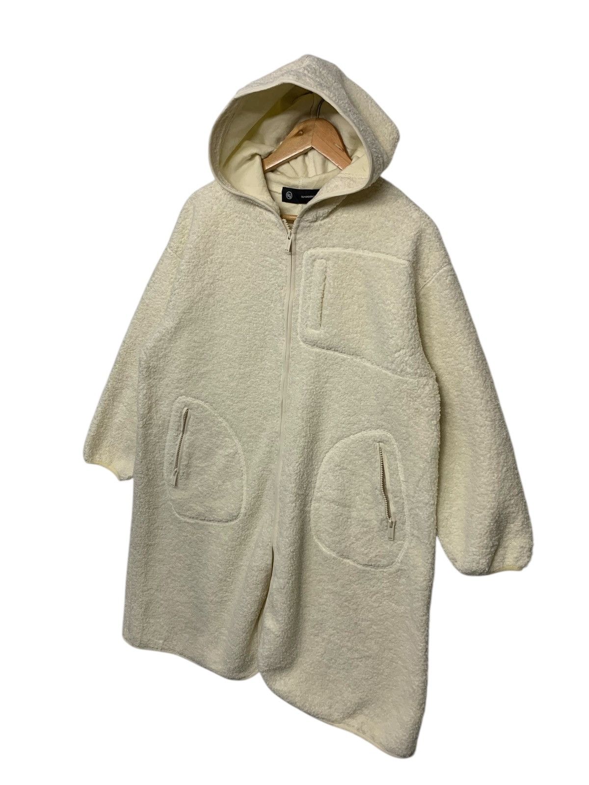 GU × Japanese Brand × Undercover Gu X Undercover Fleece Zipper Down Long Jacket Size US M / EU 48-50 / 2 - 2 Thumbnail