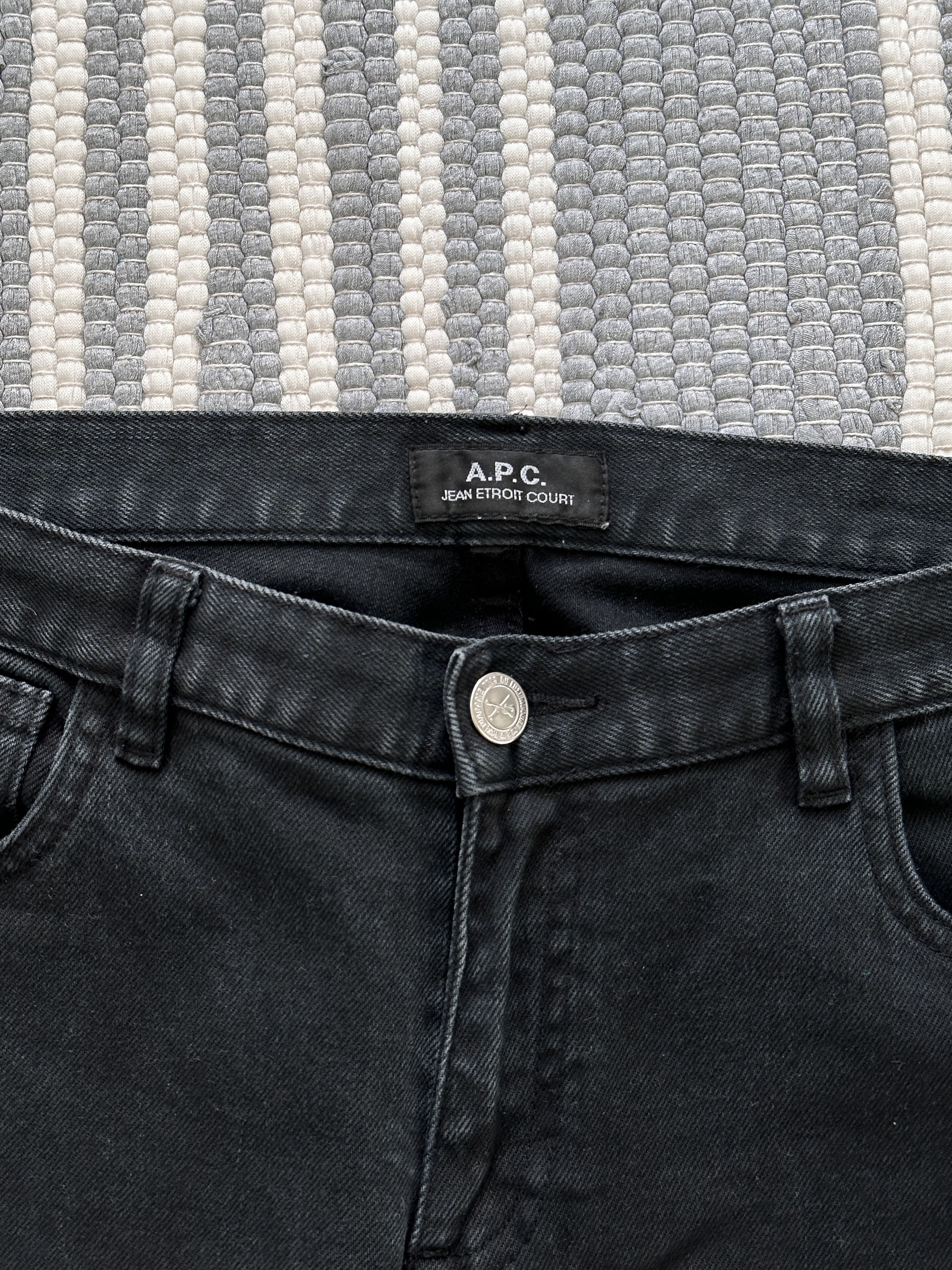 A.P.C. A.P.C. Black Denim Jeans Skinny Pants Size 30" / US 8 / IT 44 - 6 Thumbnail