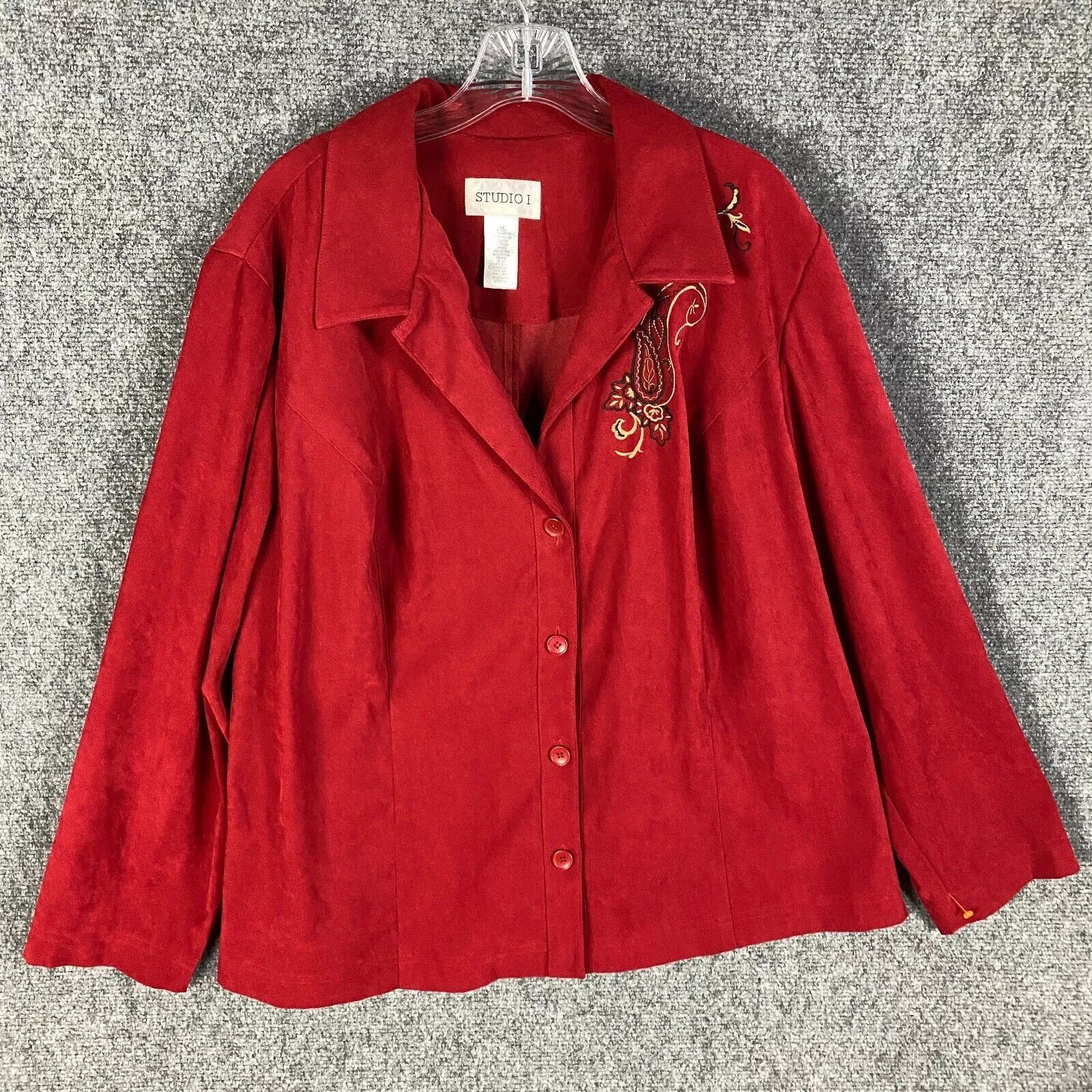Other Studio I Blazer Jacket Women's Size 20W Polyester 4 Button Size 3XL / US 20-22 - 1 Thumbnail