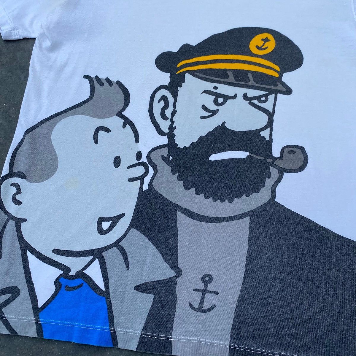 Vintage RARE ‼️ The Adventures of Tintin Size US S / EU 44-46 / 1 - 2 Thumbnail