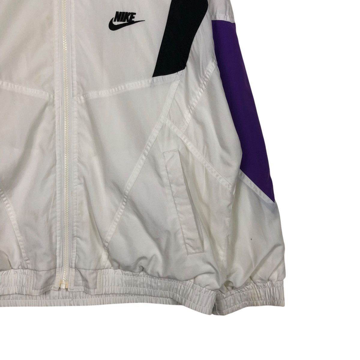 Nike 🔥VINTAGE ZIPPER JACKET NIKE BIG SWOOSH LOGO Size US M / EU 48-50 / 2 - 7 Thumbnail